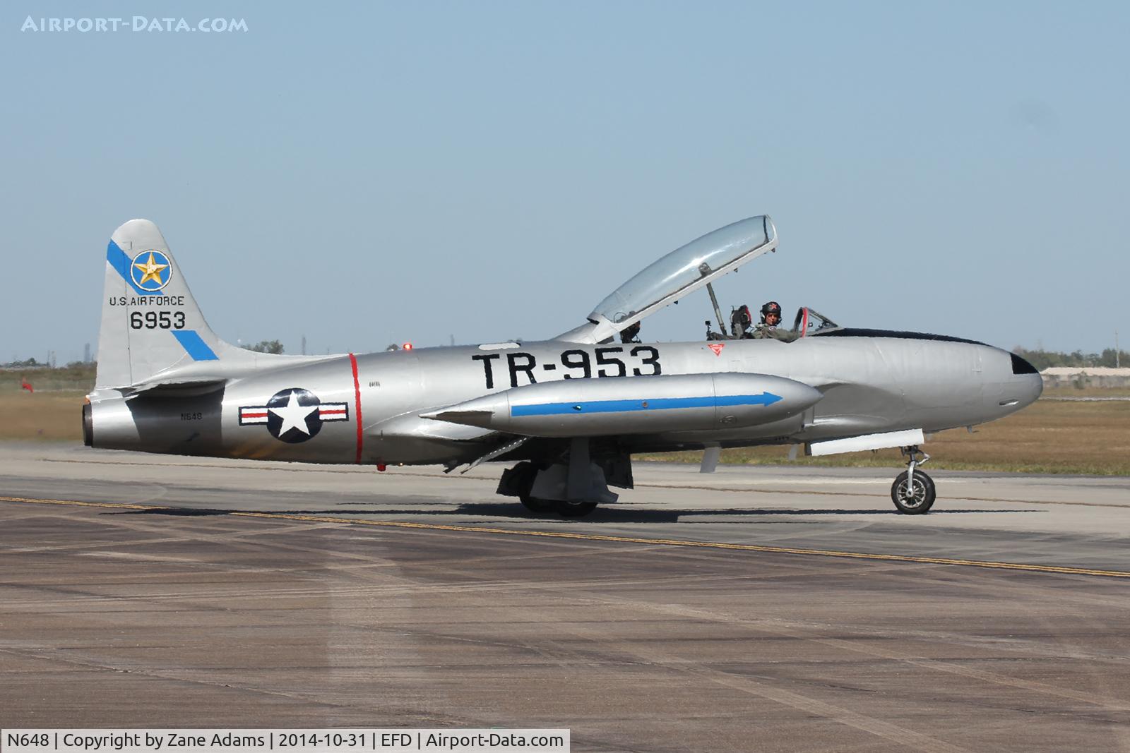 N648, 1952 Lockheed T-33A Shooting Star C/N 580-6285, At the 2014 Wings Over Houston Airshow