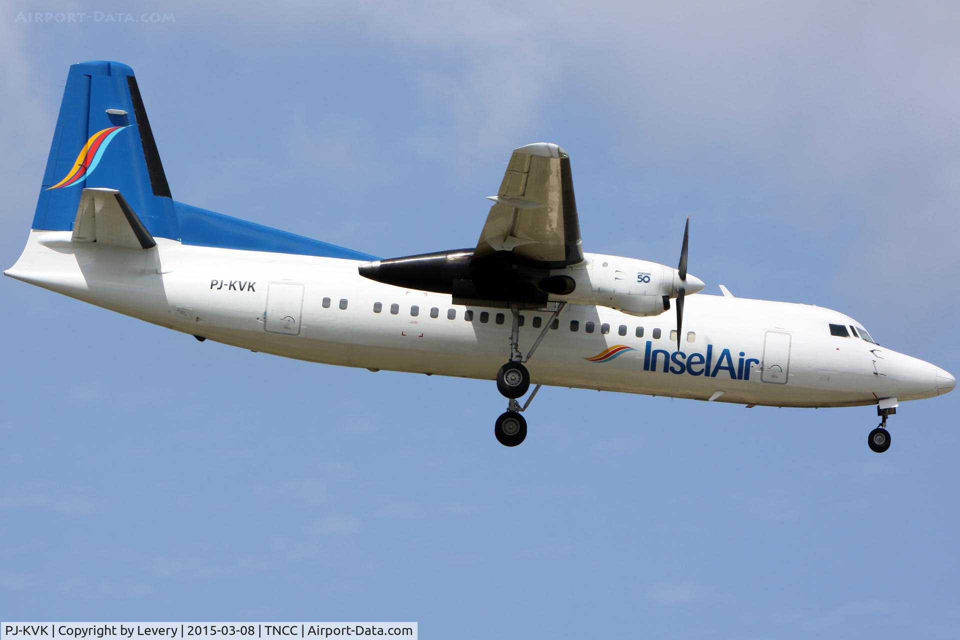 PJ-KVK, 1991 Fokker 50 C/N 20219, Short final rwy11