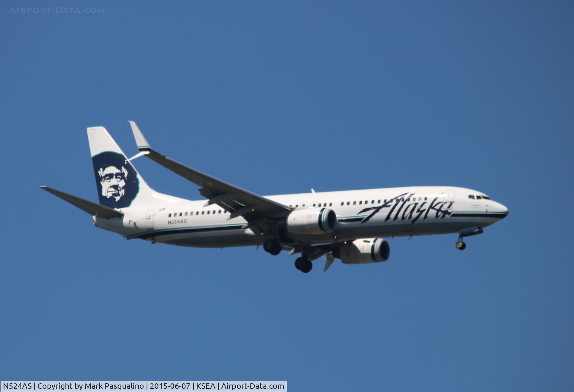 N524AS, 2009 Boeing 737-890 C/N 35195, Boeing 737-800