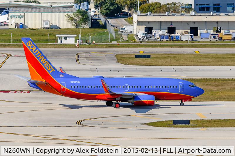 N260WN, 2006 Boeing 737-7H4 C/N 32518, Ft. Lauderdale