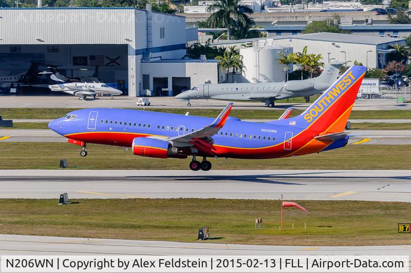 N206WN, 2005 Boeing 737-7H4 C/N 34011, Ft. Lauderdale