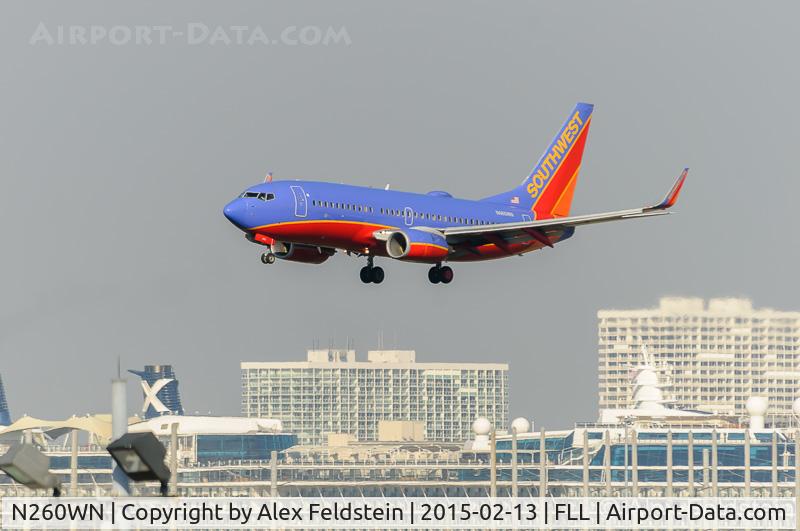 N260WN, 2006 Boeing 737-7H4 C/N 32518, Ft. Lauderdale