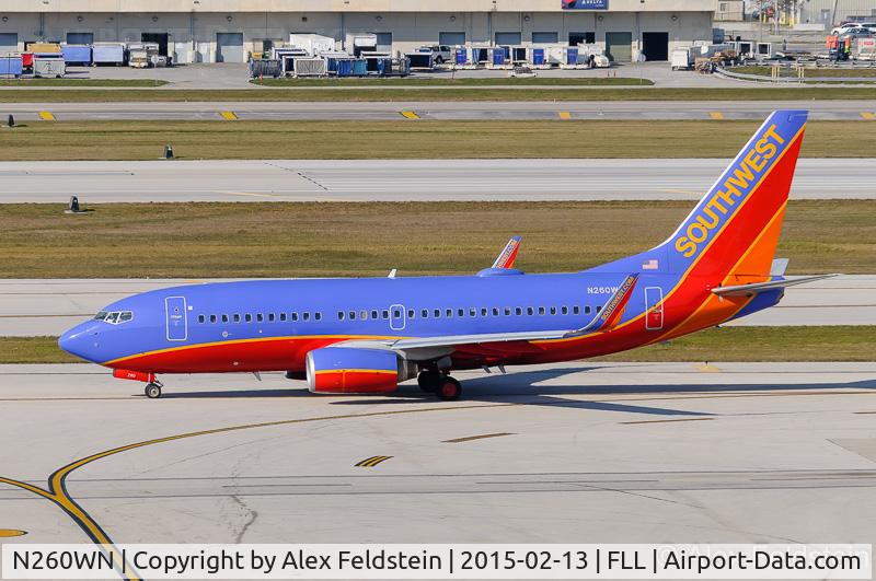 N260WN, 2006 Boeing 737-7H4 C/N 32518, Ft. Lauderdale