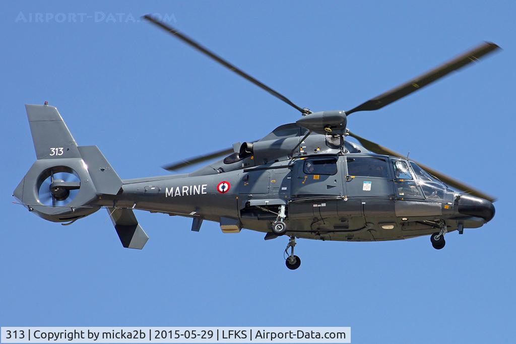 313, 1988 Aerospatiale SA-365F Dauphin C/N 6313, In flight
