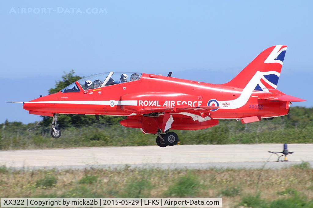 XX322, 1980 Hawker Siddeley Hawk T.1A C/N 165/312147, Landing