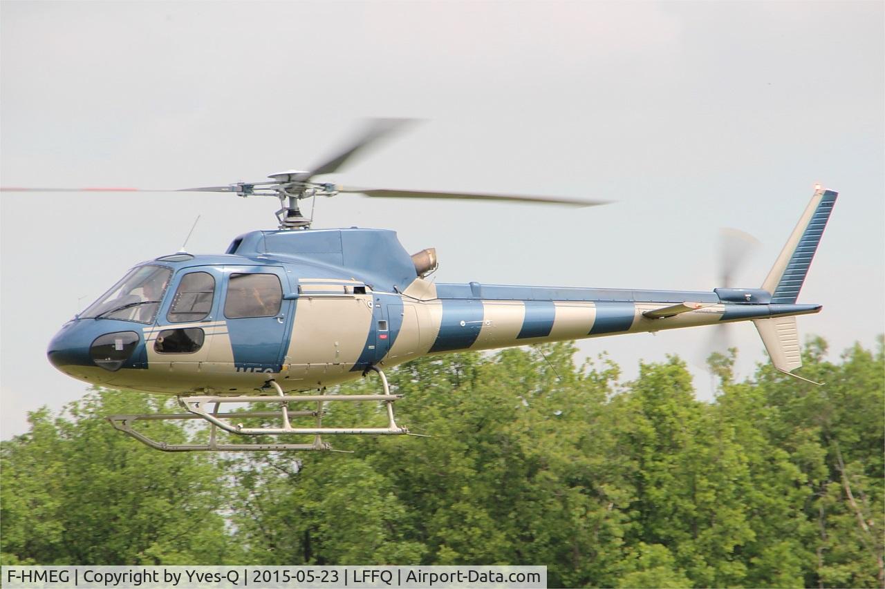 F-HMEG, Aerospatiale AS-350B-2 Ecureuil C/N 7414, Aerospatiale AS-350B-2 Ecureuil, La Ferté-Alais airfield (LFFQ) Airshow 2015