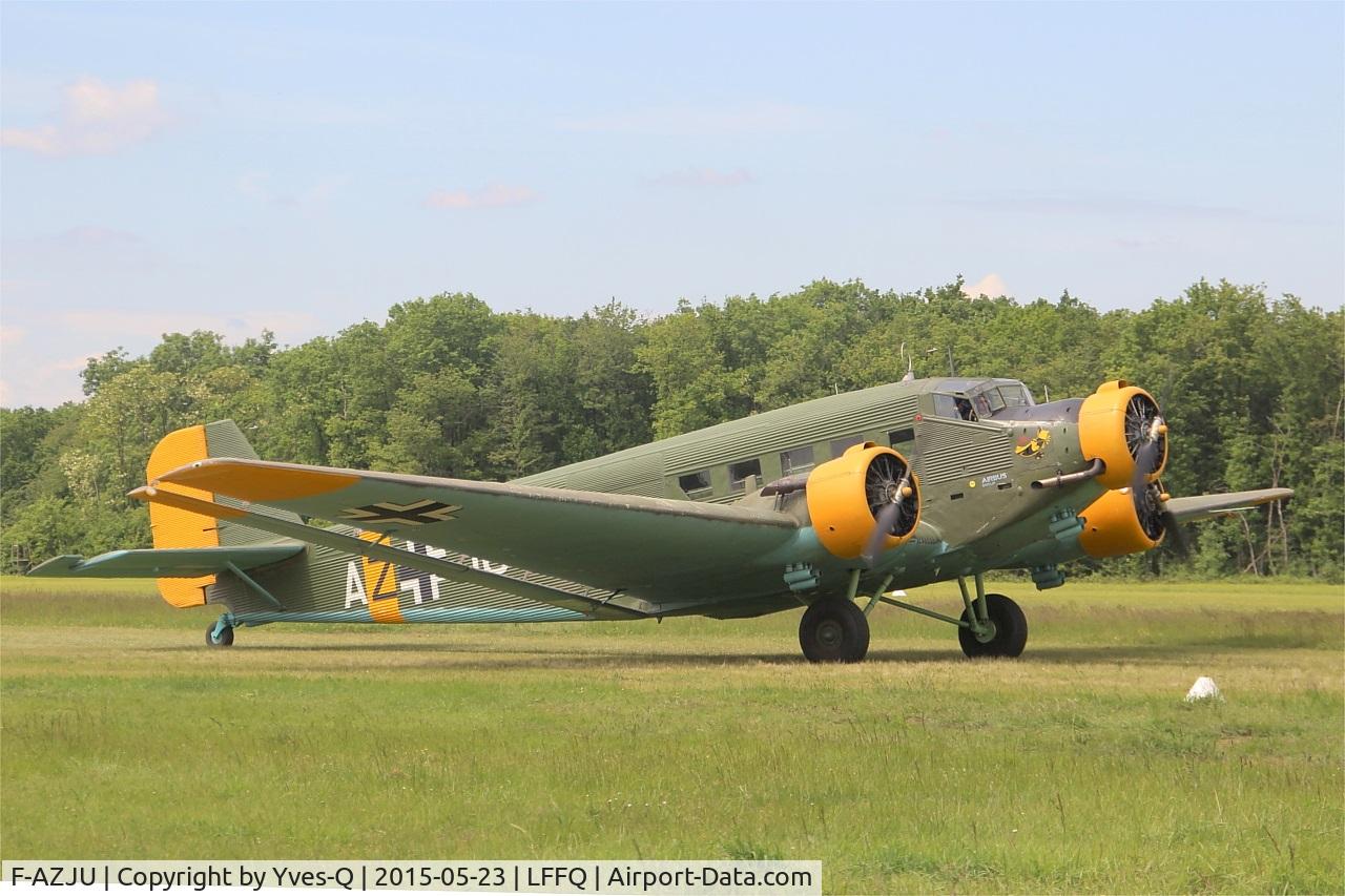 F-AZJU, 1952 Junkers (CASA) 352L (Ju-52) C/N 103, Junkers (CASA) 352L (Ju-52), La Ferté-Alais airfield (LFFQ) Airshow 2015