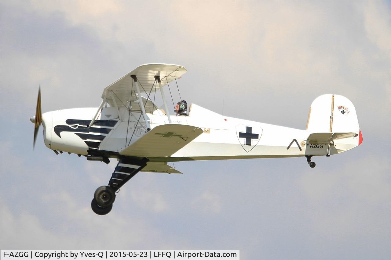 F-AZGG, 1958 CASA 1-131E Jungmann C/N 2156, CASA 1-131E Jungmann, On display, La Ferté-Alais airfield (LFFQ) Airshow 2015