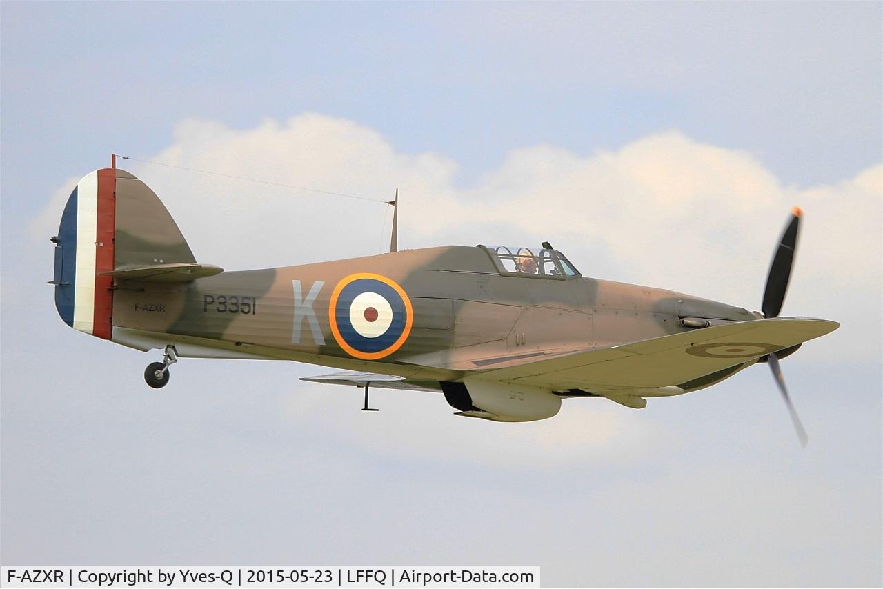 F-AZXR, Hawker Hurricane IIA C/N Not found ZK-TPK, Hawker Hurricane Mk.IIa, On display, La Ferté-Alais airfield (LFFQ) Airshow 2015