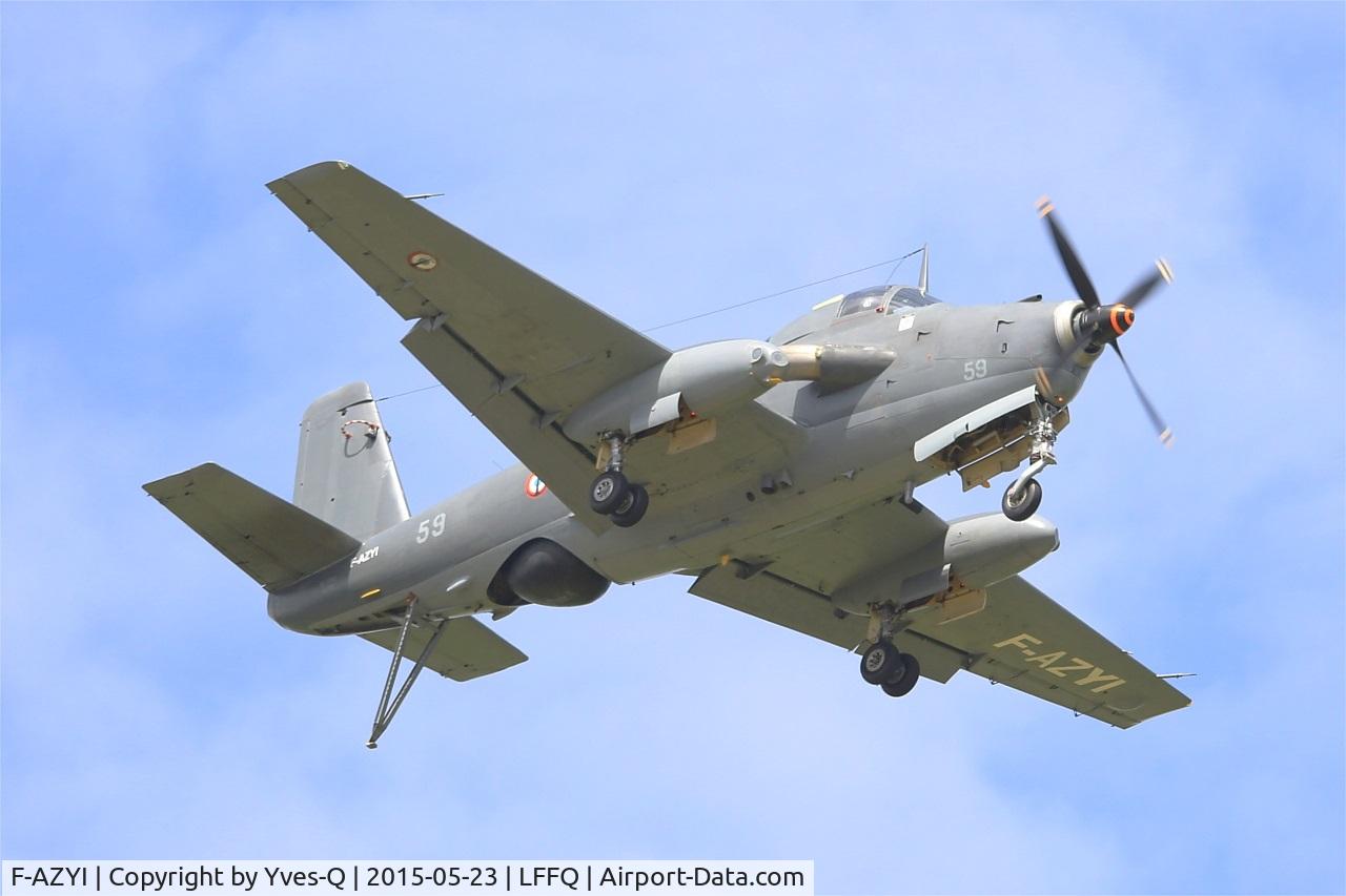 F-AZYI, 1959 Breguet Br.1050 Alize C/N 59, Breguet Br.1050 Alize, On display, La Ferté-Alais airfield (LFFQ) Airshow 2015