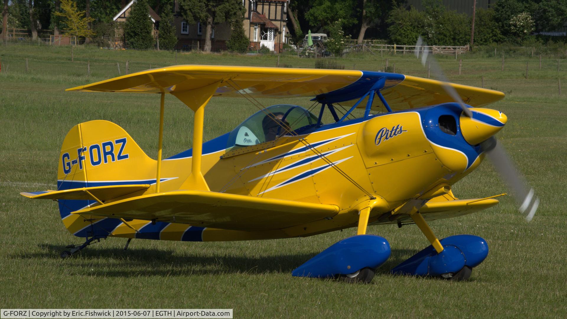 G-FORZ, 1999 Pitts S-1S Special C/N PFA 009-13393, 3. G-FORZ preparing to depart The Shuttleworth Flying Day and LAA Party in the Park, June 20115.