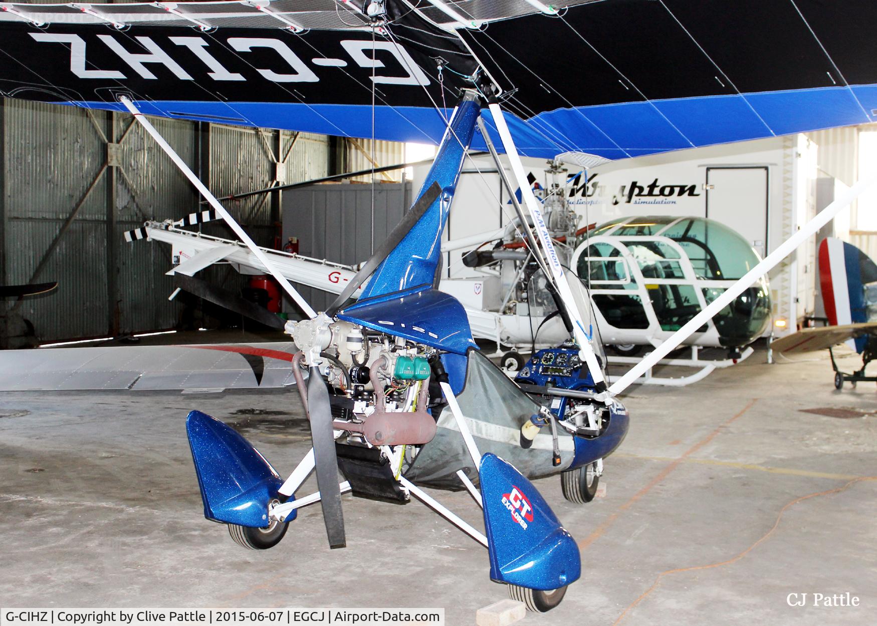 G-CIHZ, 2014 P&M Aviation Quik GTR C/N 8669, Hangared at Sherburn EGCJ