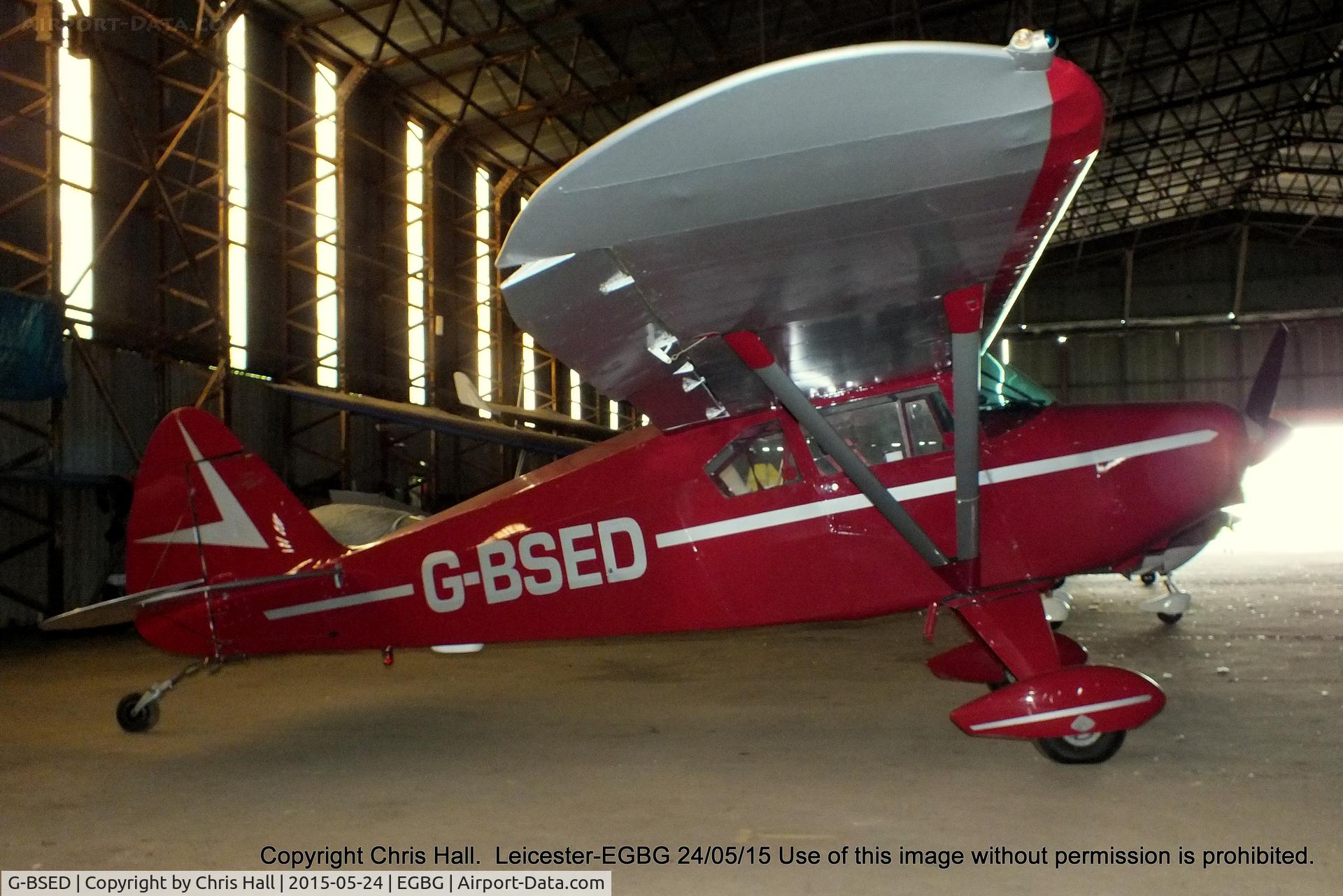 G-BSED, 1957 Piper PA-22-160 Tri Pacer C/N 22-6377, Leicester resident