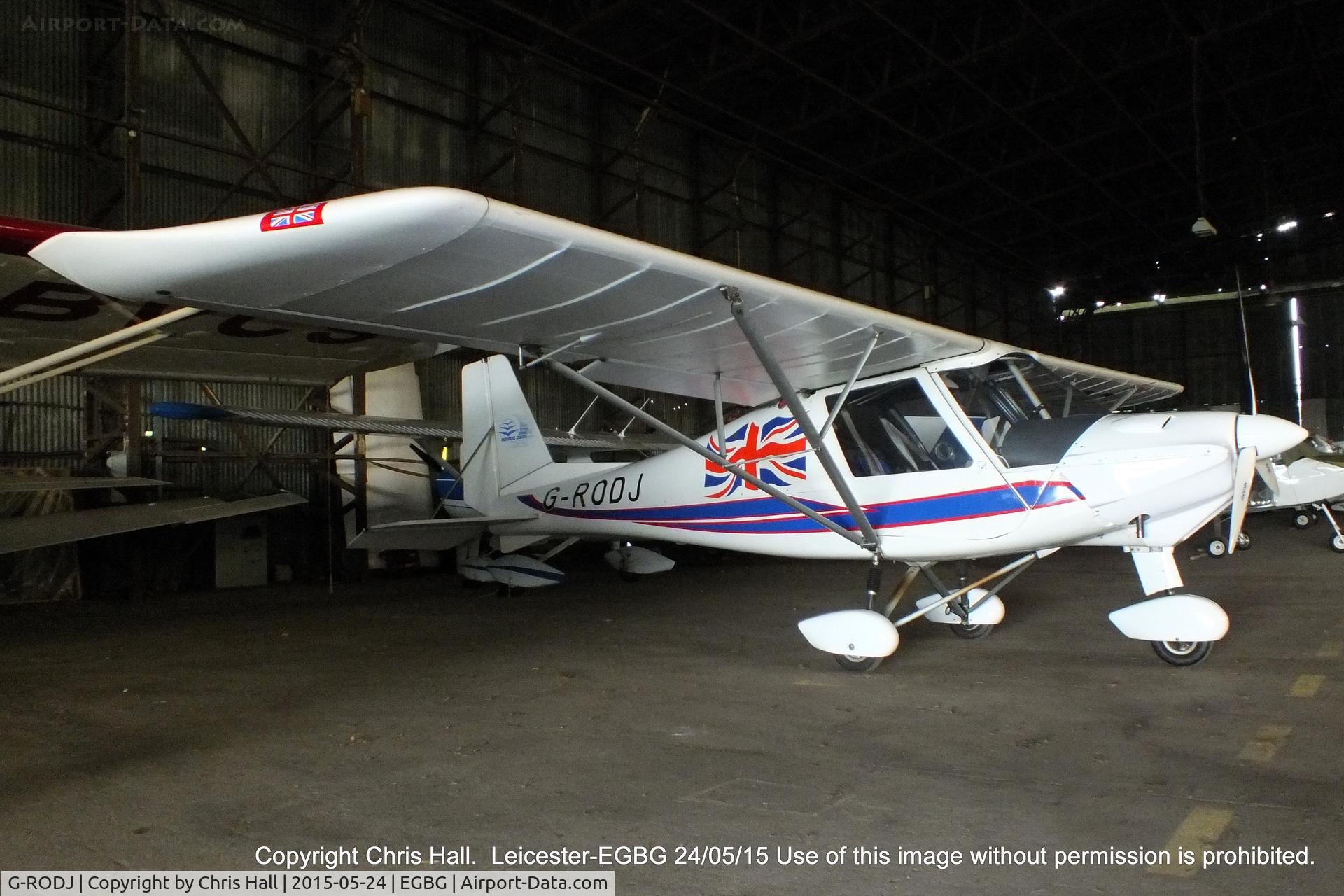 G-RODJ, 2007 Comco Ikarus C42 FB80 C/N 0709-6912, Leicester resident