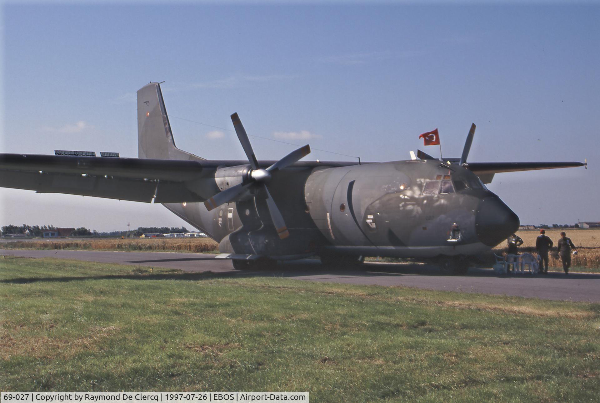 69-027, Transall C-160D C/N D27, Ostend airshow 1997.