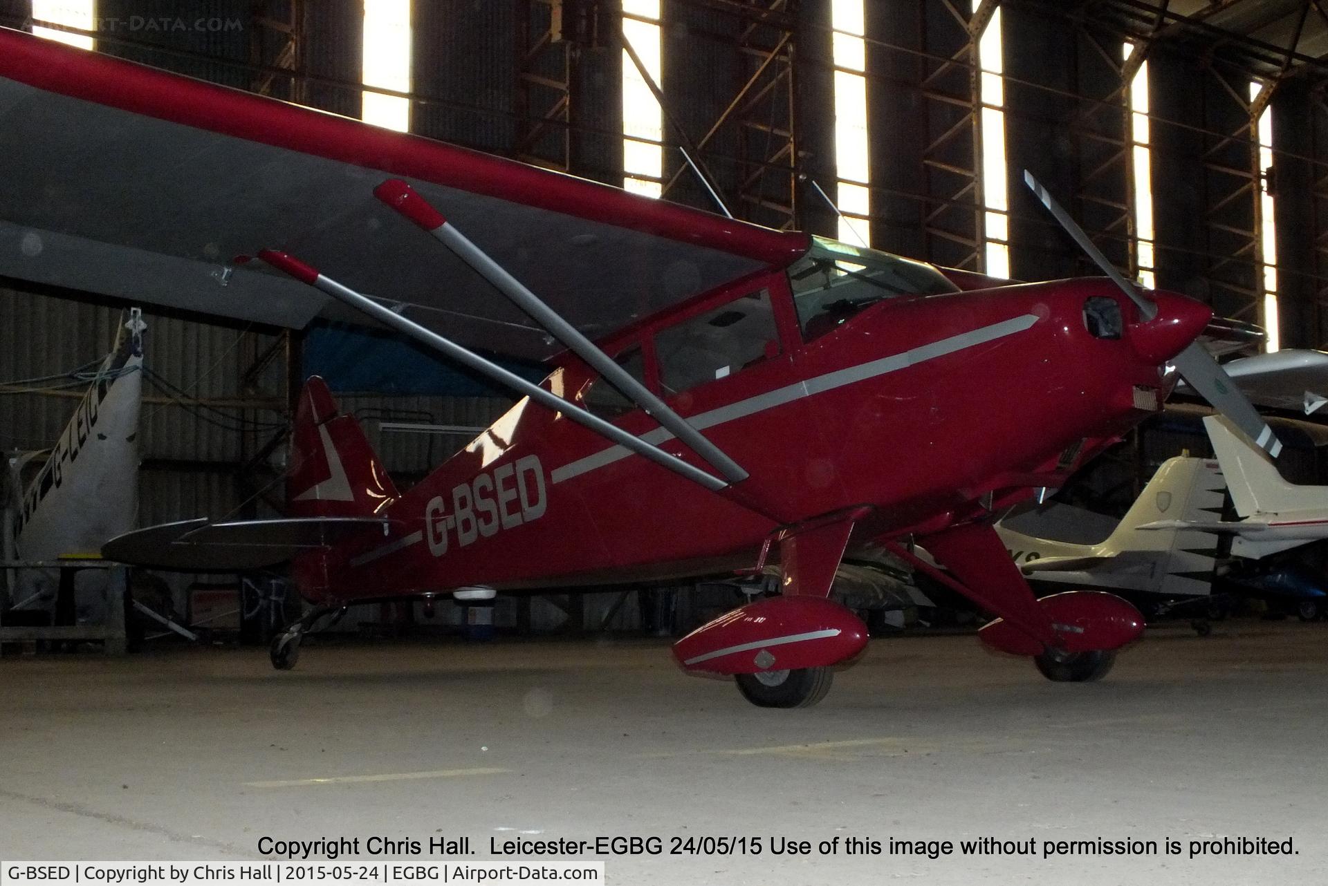G-BSED, 1957 Piper PA-22-160 Tri Pacer C/N 22-6377, Leicester resident