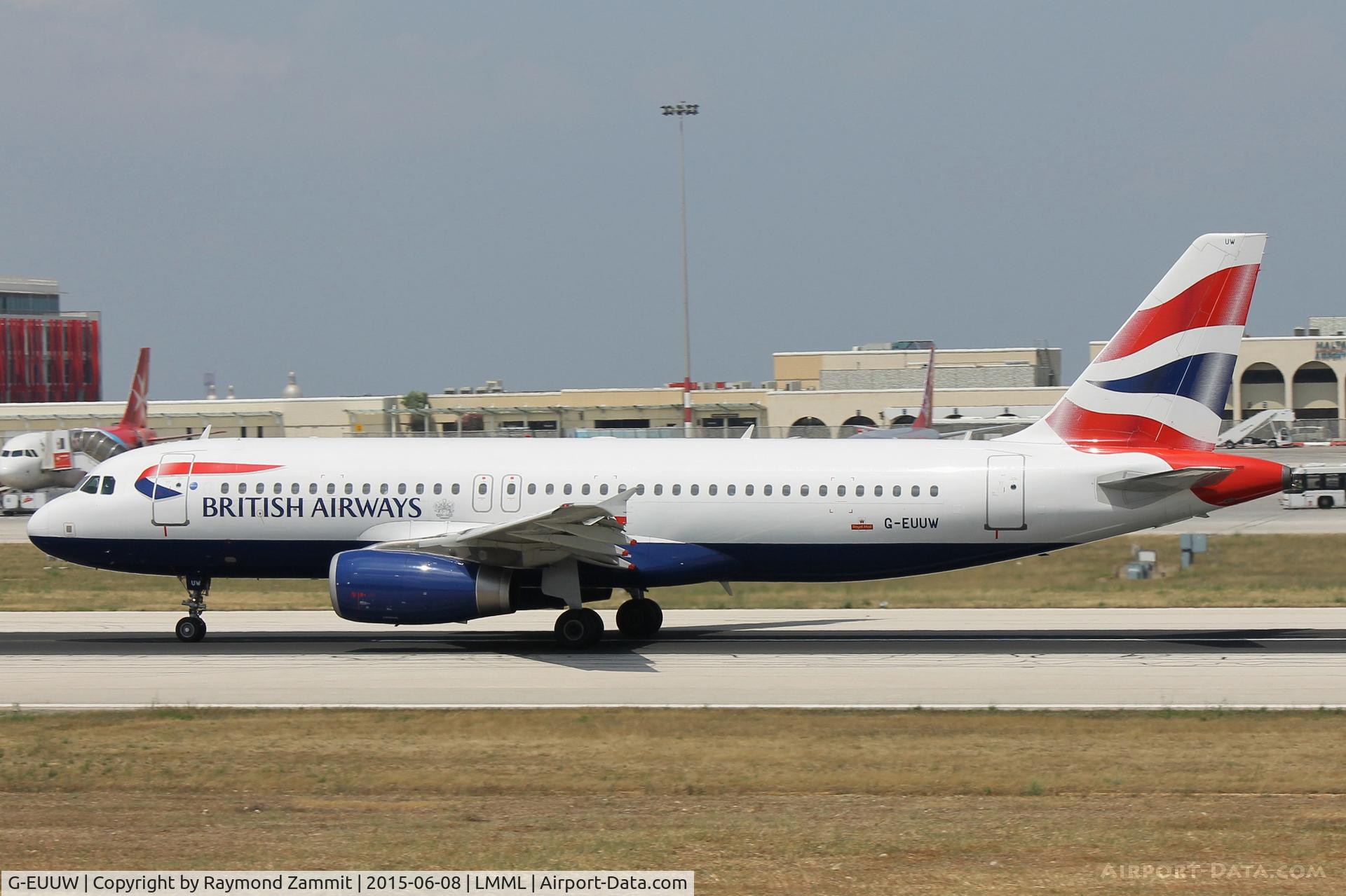 G-EUUW, 2008 Airbus A320-232 C/N 3499, A320 G-EUUW British Airways