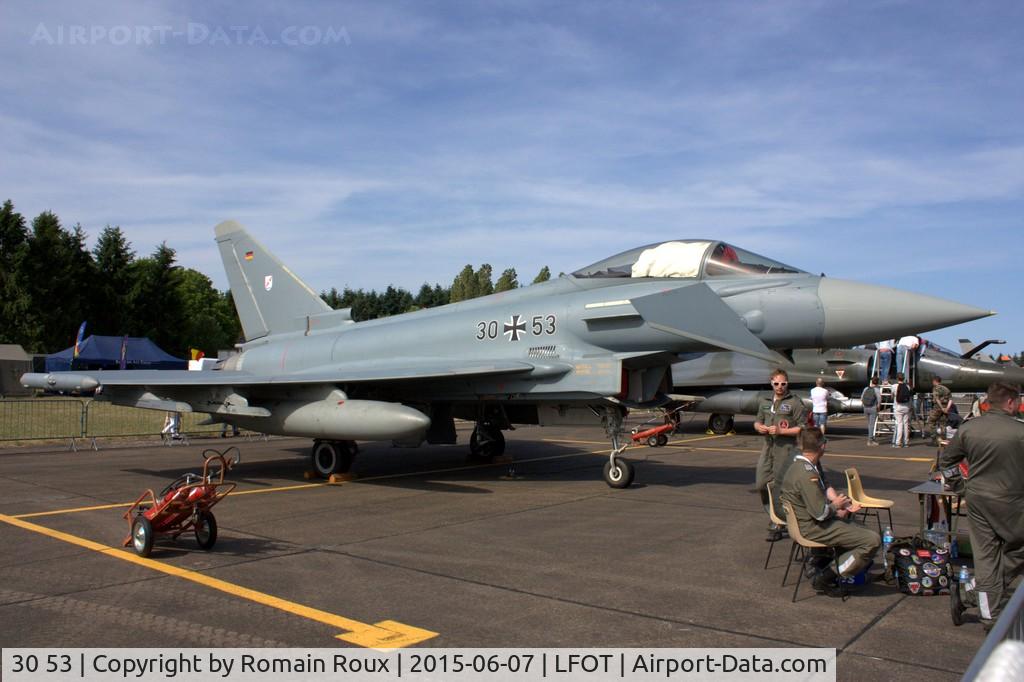 30 53, Eurofighter EF-2000 Typhoon S C/N GS038, Parked