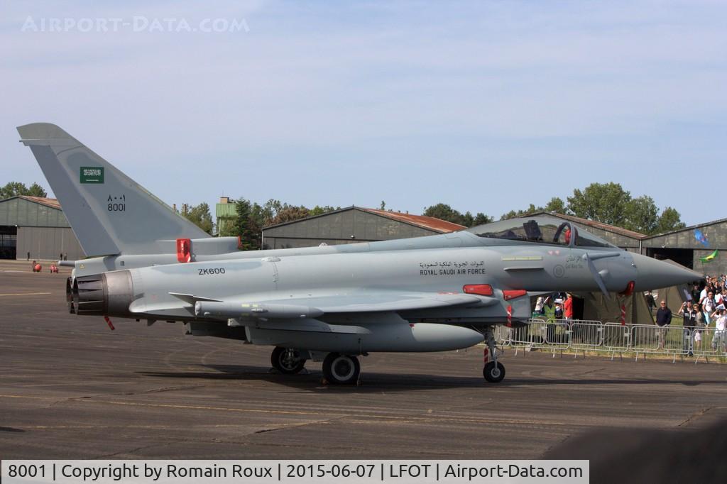 8001, 2015 Eurofighter EF-2000 Typhoon C/N CS031/445, Parked