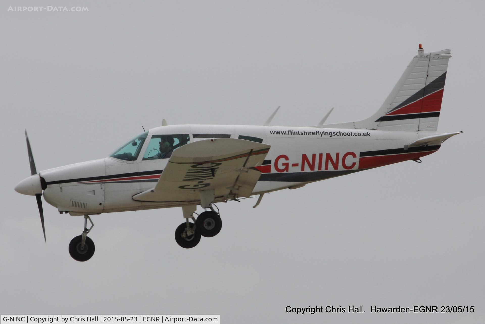 G-NINC, 1972 Piper PA-28-180 Cherokee C/N 28-7205016, Flintshire Flying School
