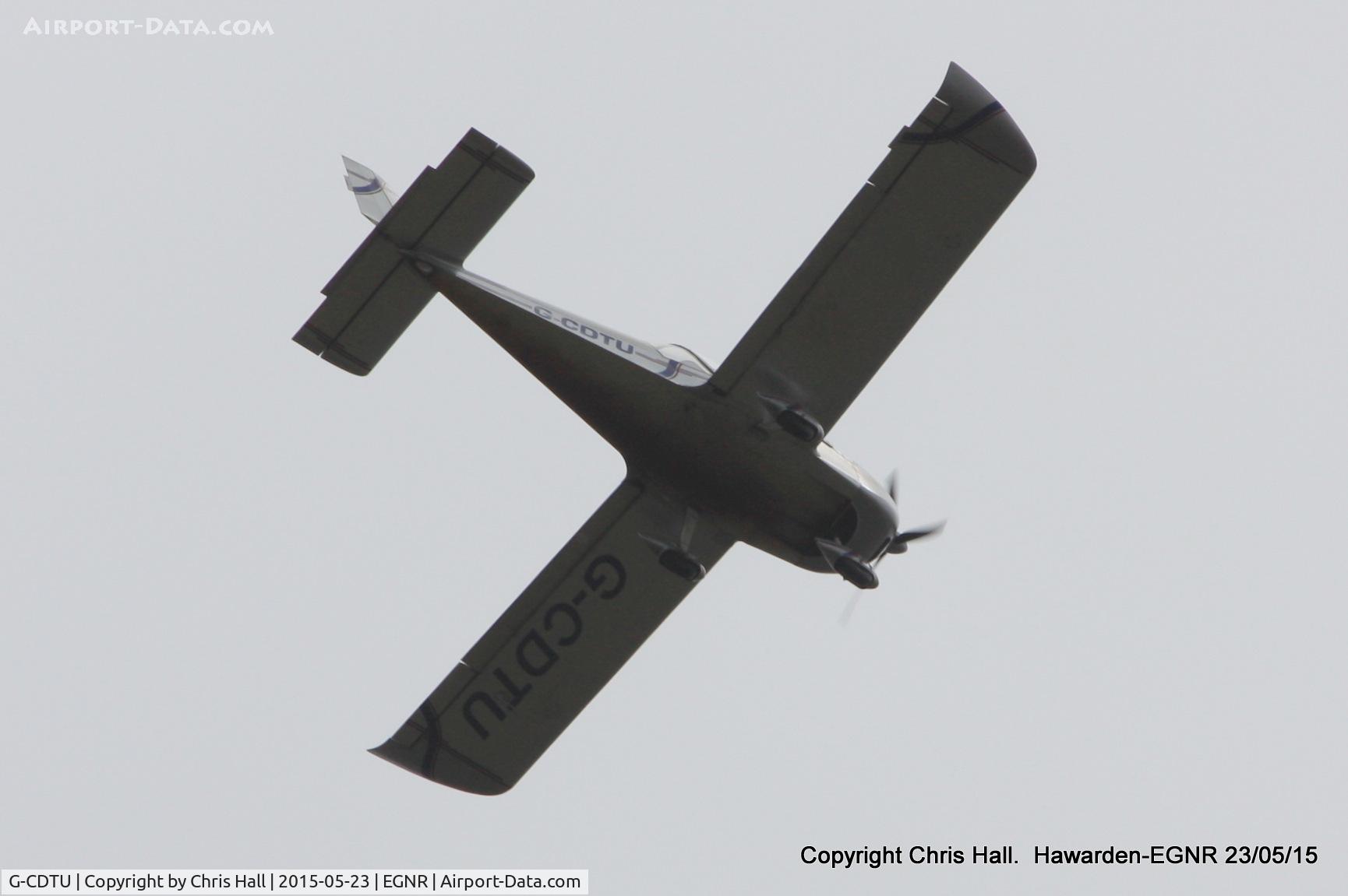 G-CDTU, 2005 Cosmik EV-97 TeamEurostar UK C/N 2522, overhead Hawarden