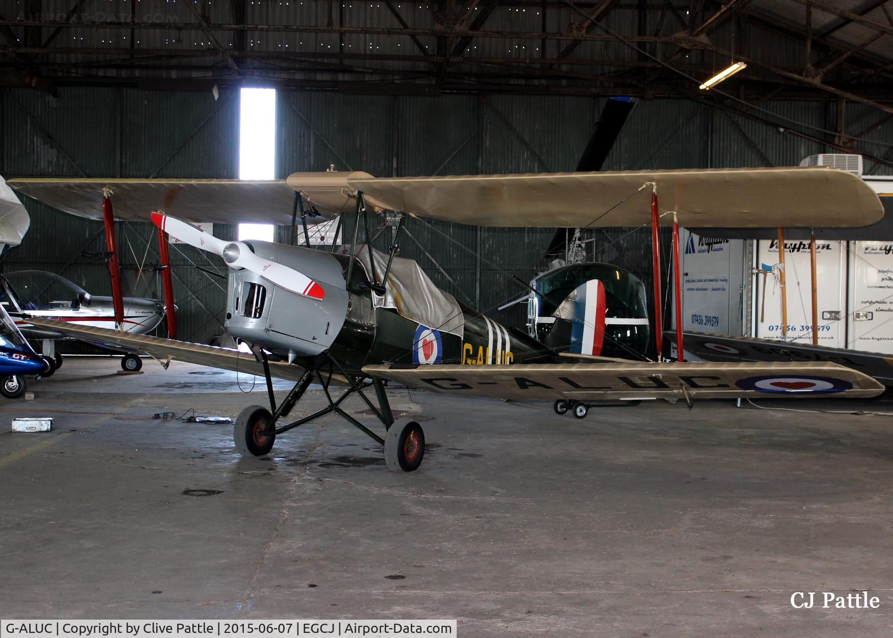 G-ALUC, 1940 De Havilland DH-82A Tiger Moth II C/N 83094, Hangared at Sherburn EGCJ