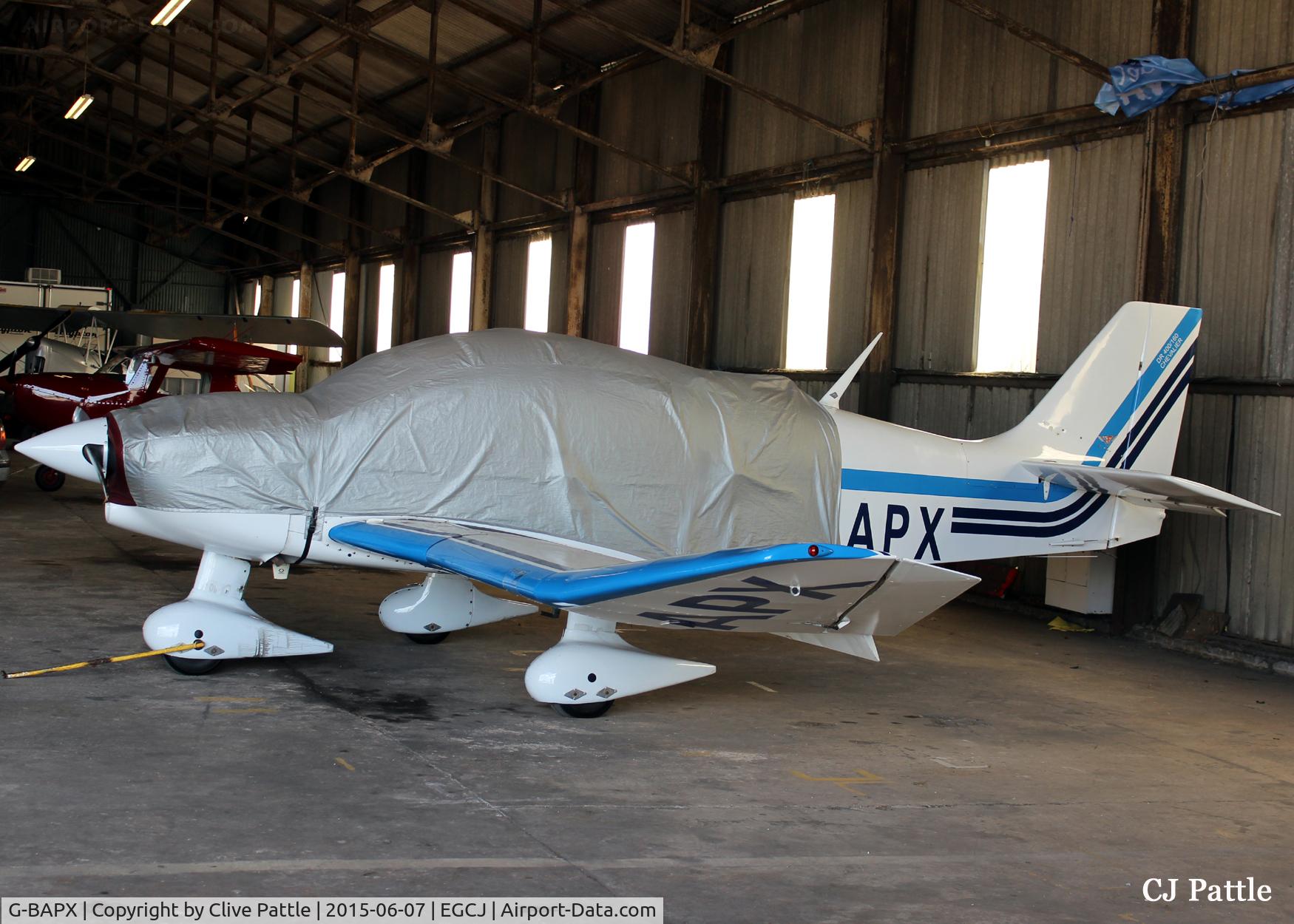 G-BAPX, 1972 Robin DR-400-160 Chevalier C/N 789, Cosy and warm at Sherburn EGCJ