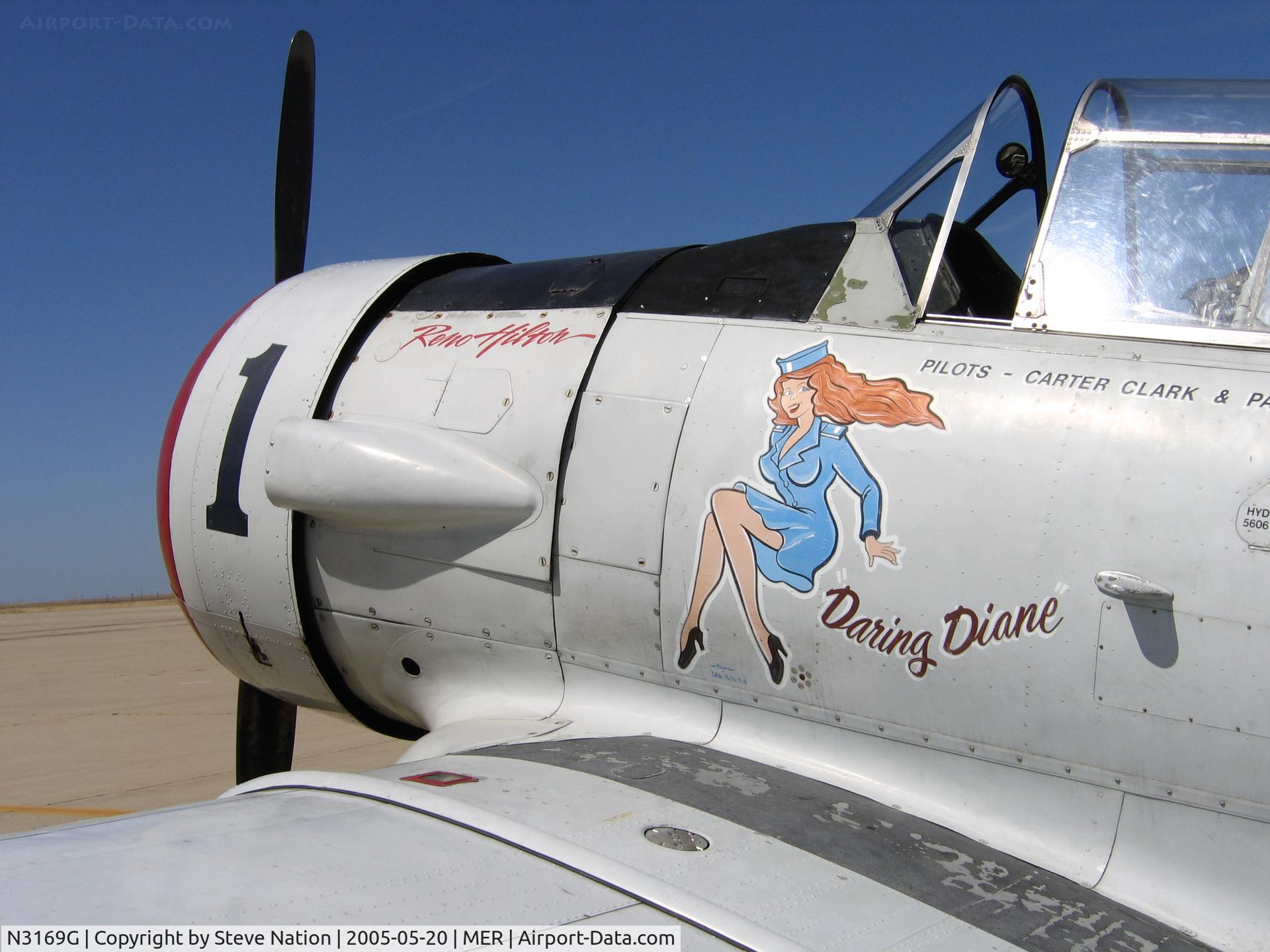 N3169G, 1945 North American AT-6F Texan C/N 121-42937, Closeup of 