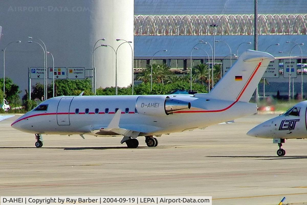 D-AHEI, 2000 Bombardier Challenger 604 (CL-600-2B16) C/N 5463, Canadair CL.604 Challenger [5463] (Hapag-Lloyd Executive) Palma De Mallorca~EC 19/09/2004