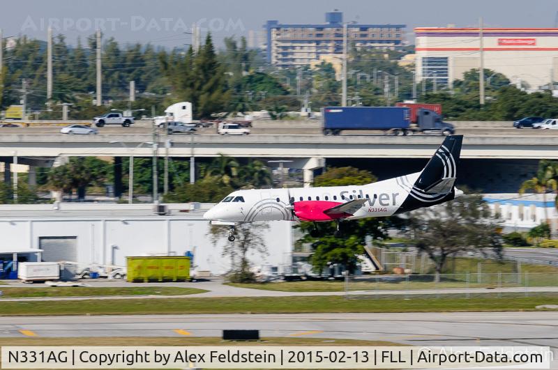 N331AG, 1997 Saab 340B C/N 340B-430, Ft. Lauderdale