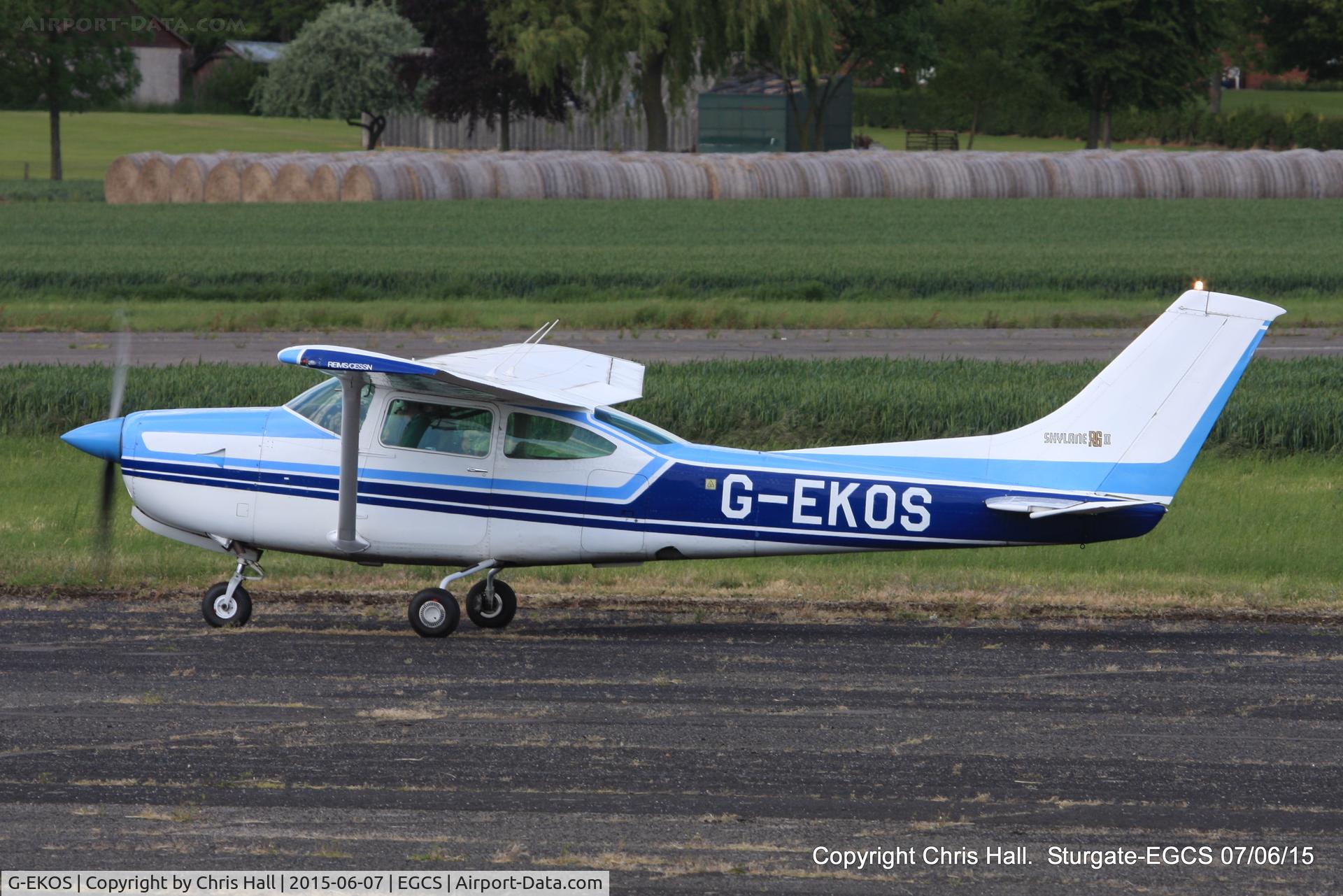G-EKOS, 1978 Reims FR182 Skylane RG C/N 0017, at the Sturgate Summer flyin