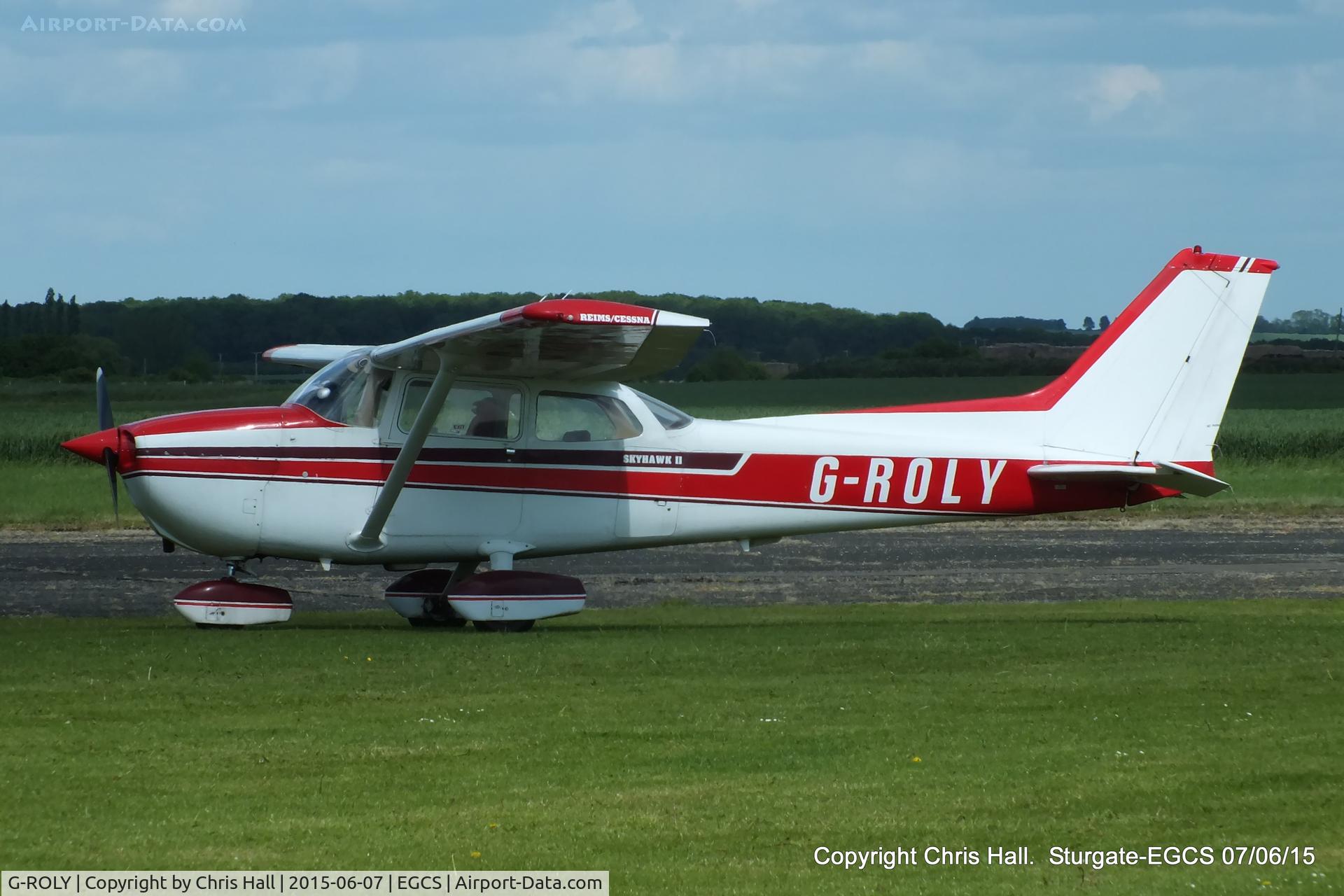 G-ROLY, 1980 Reims F172N Skyhawk C/N 1945, at the Sturgate Summer flyin
