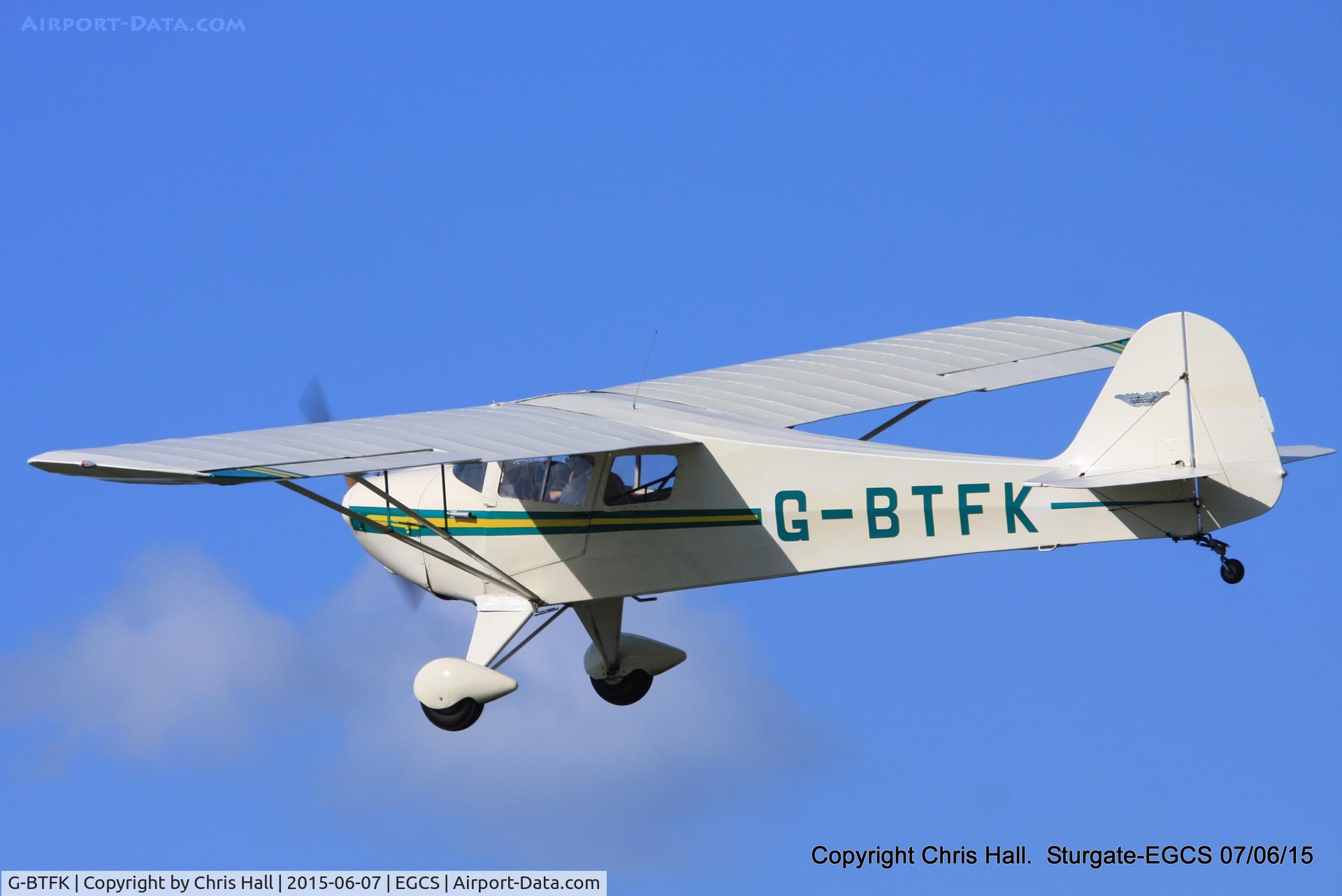 G-BTFK, 1947 Taylorcraft BC-12D Twosome C/N 10540, at the Sturgate Summer flyin