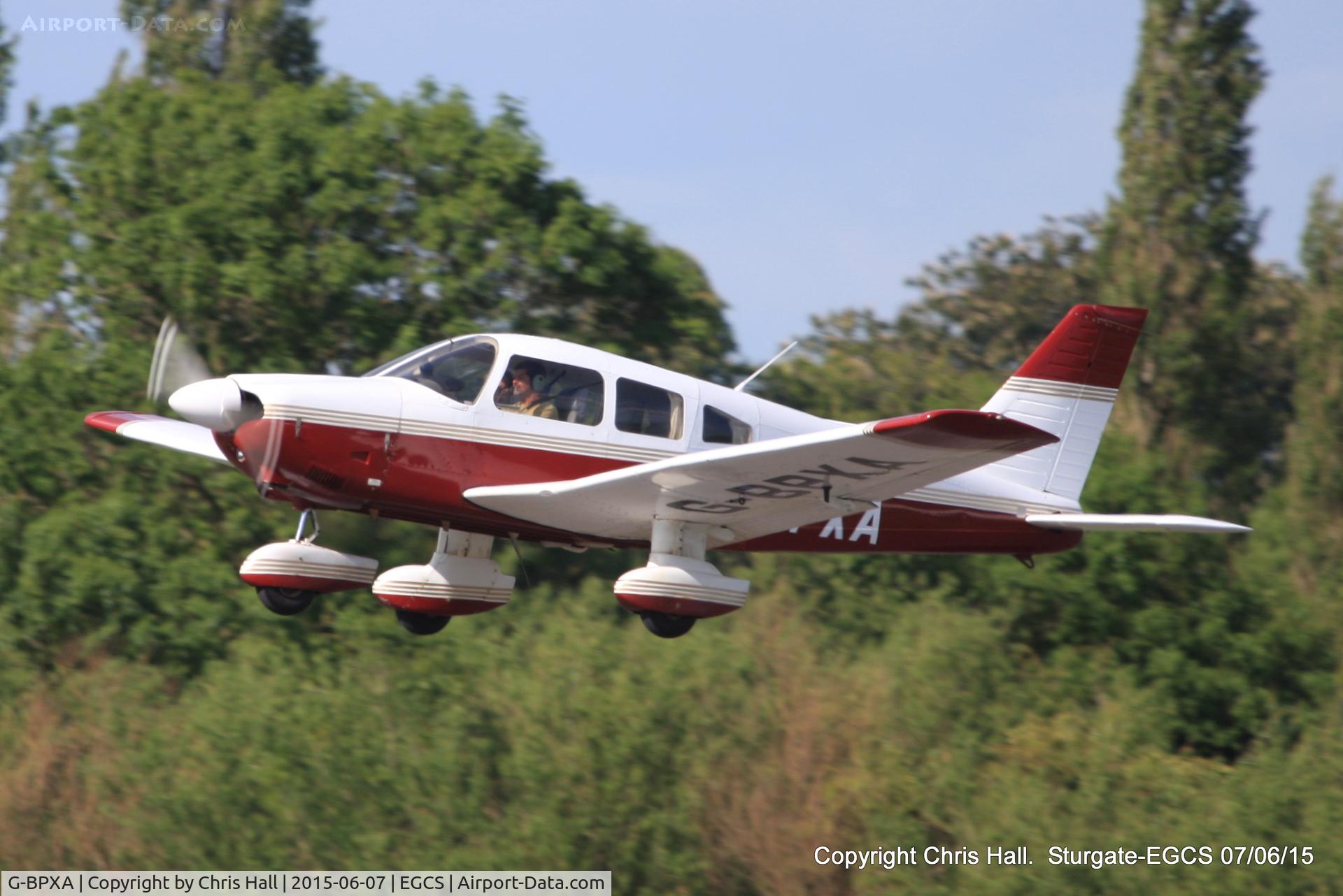 G-BPXA, 1983 Piper PA-28-181 Cherokee Archer II C/N 28-8390064, at the Sturgate Summer flyin