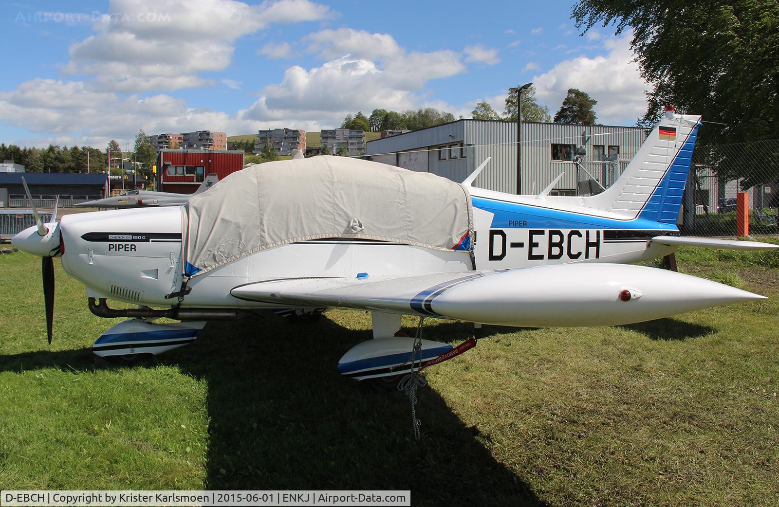 D-EBCH, 1972 Piper PA-28-180 Cherokee G C/N 28-7205261, Based here during June.