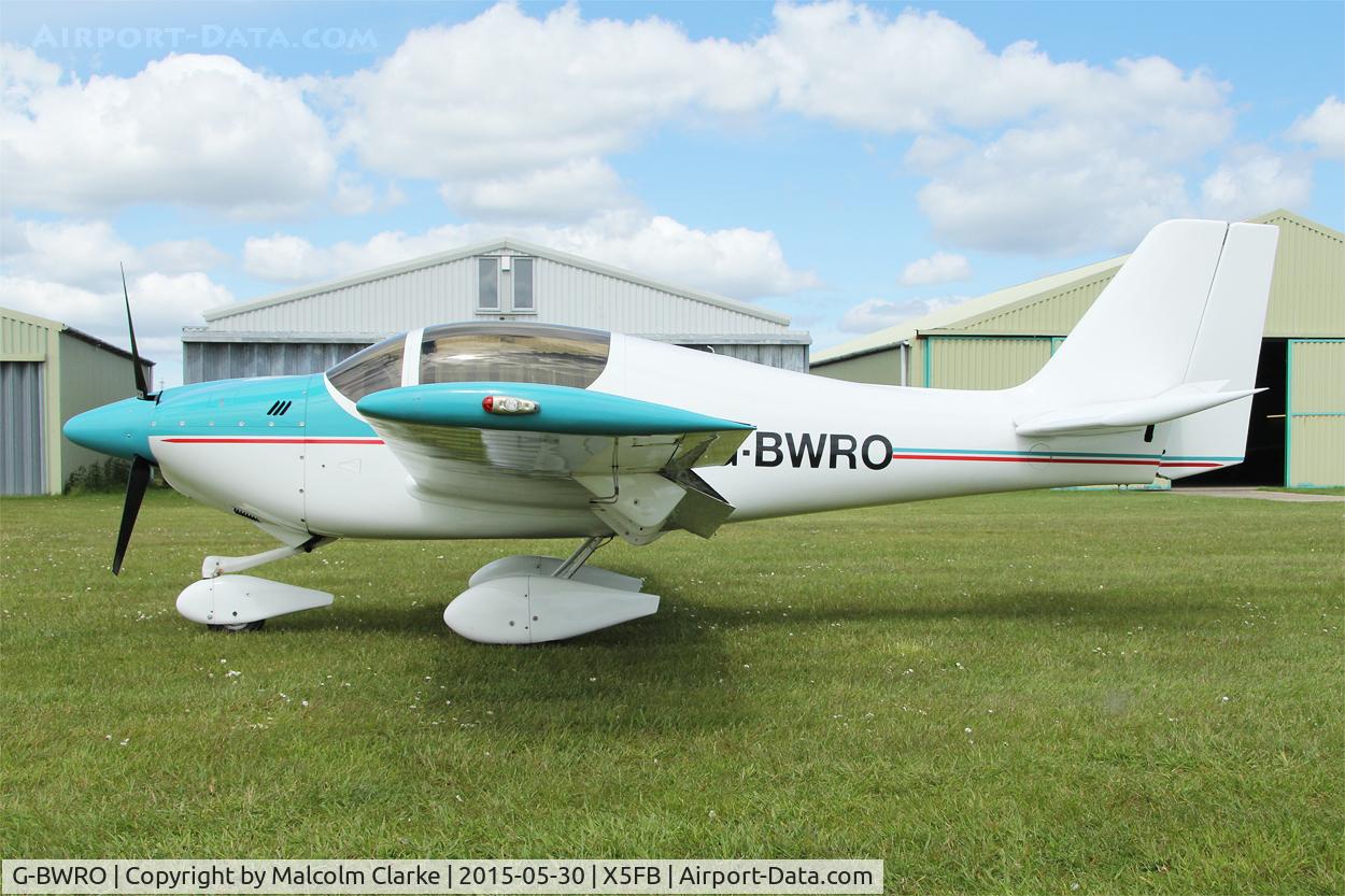 G-BWRO, 1997 Europa Tri-Gear C/N PFA 247-12849, Europa G-BWRO at Fishburn Airfield, May 30th 2015.