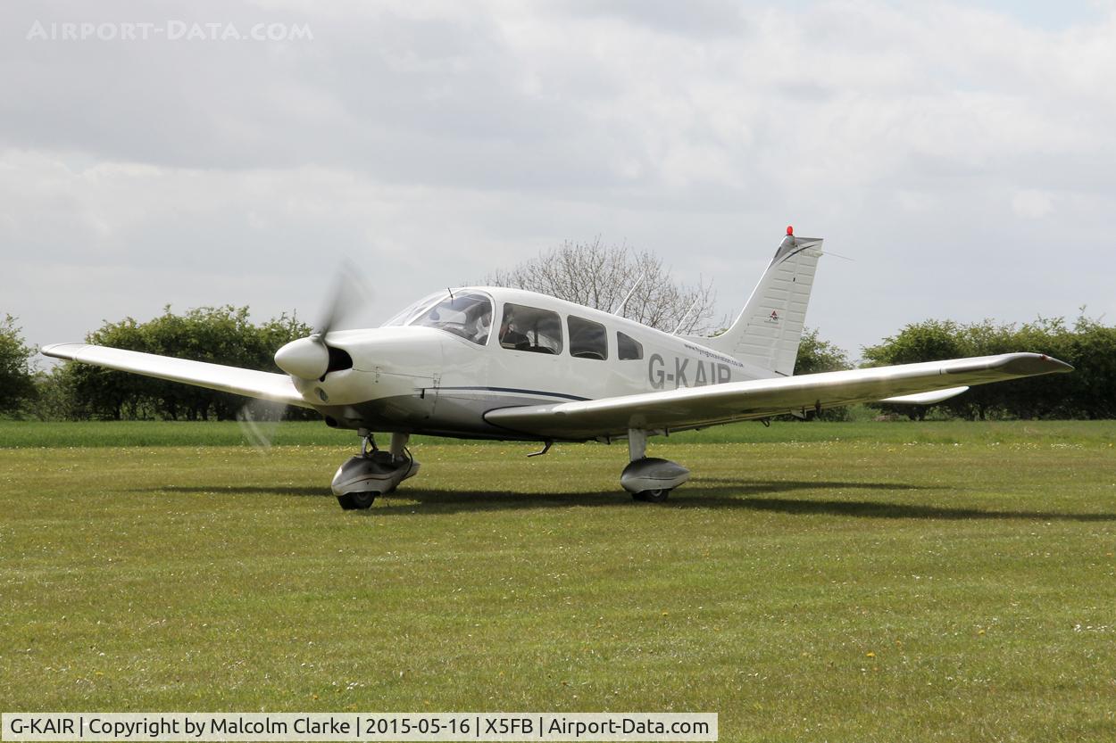 G-KAIR, 1978 Piper PA-28-181 Cherokee Archer II C/N 28-7990176, Piper PA-28-181 Cherokee Archer II at the opening of Fishburn Airfield's new clubhouse, May 16th 2015.