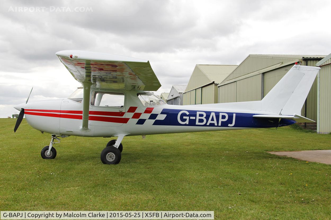 G-BAPJ, 1972 Reims FRA150L Aerobat C/N 0196, Reims FRA150L Aerobat at Fishburn Airfield, May 25th 2015.