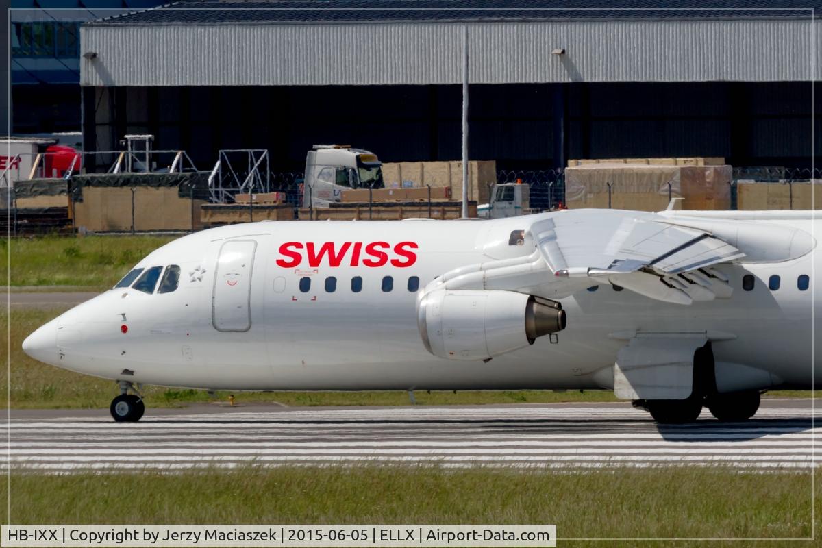 HB-IXX, 1995 British Aerospace Avro 146-RJ100 C/N E3262, British Aerospace Avro 146 RJ-100
