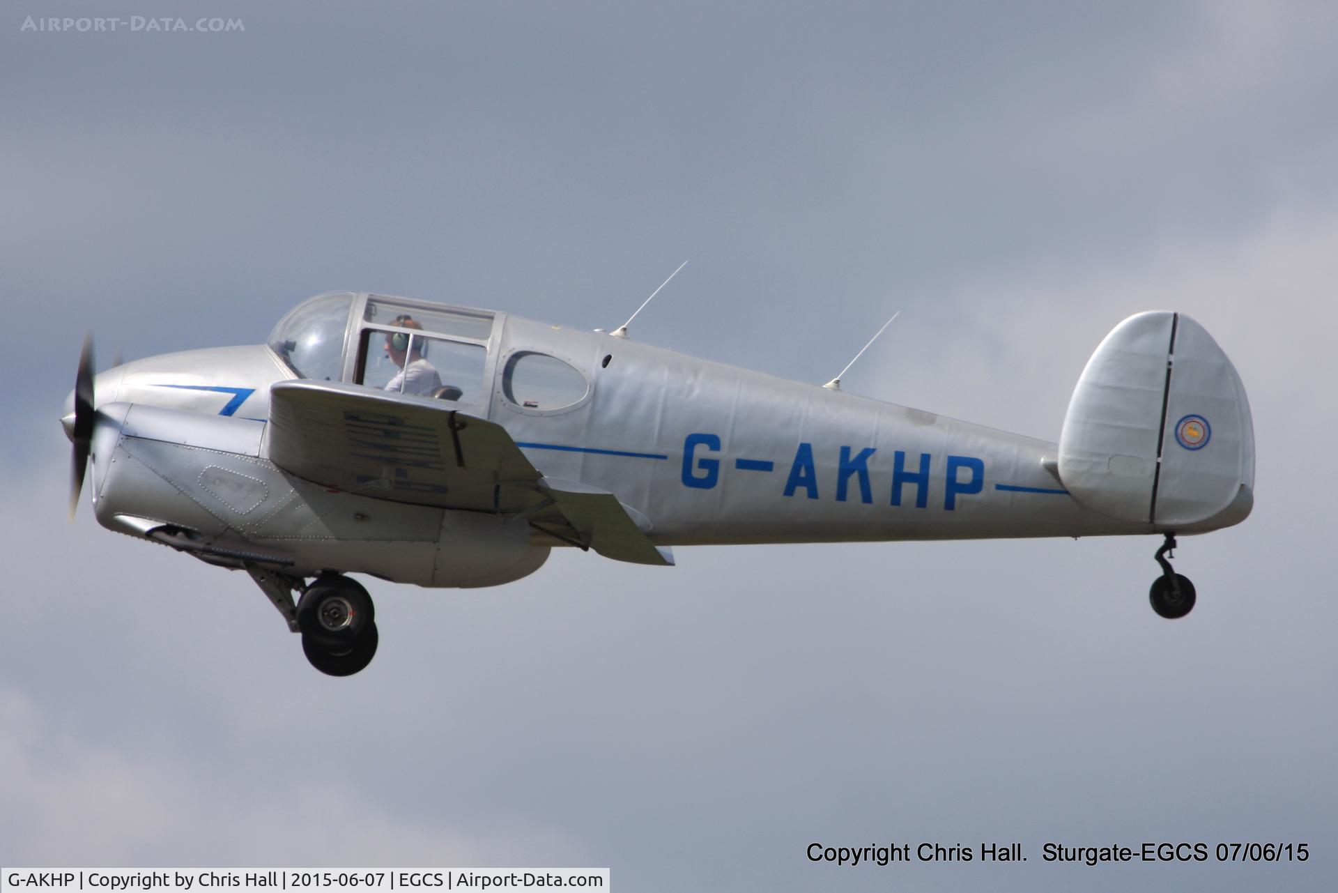 G-AKHP, 1947 Miles M65 Gemini 1A C/N 6519, at the Sturgate Summer flyin