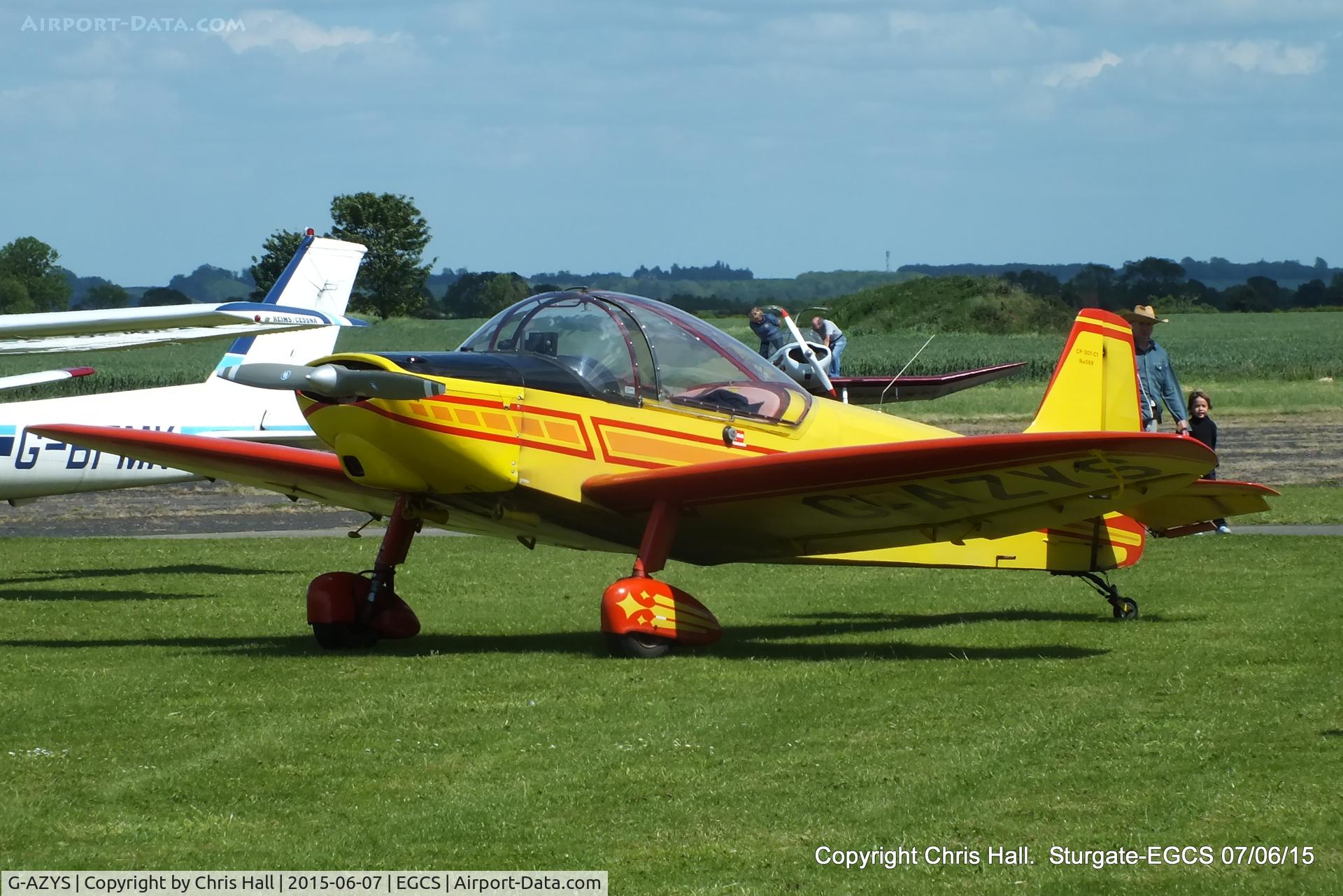 G-AZYS, 1961 Scintex CP-301C-1 Emeraude C/N 568, at the Sturgate Summer flyin