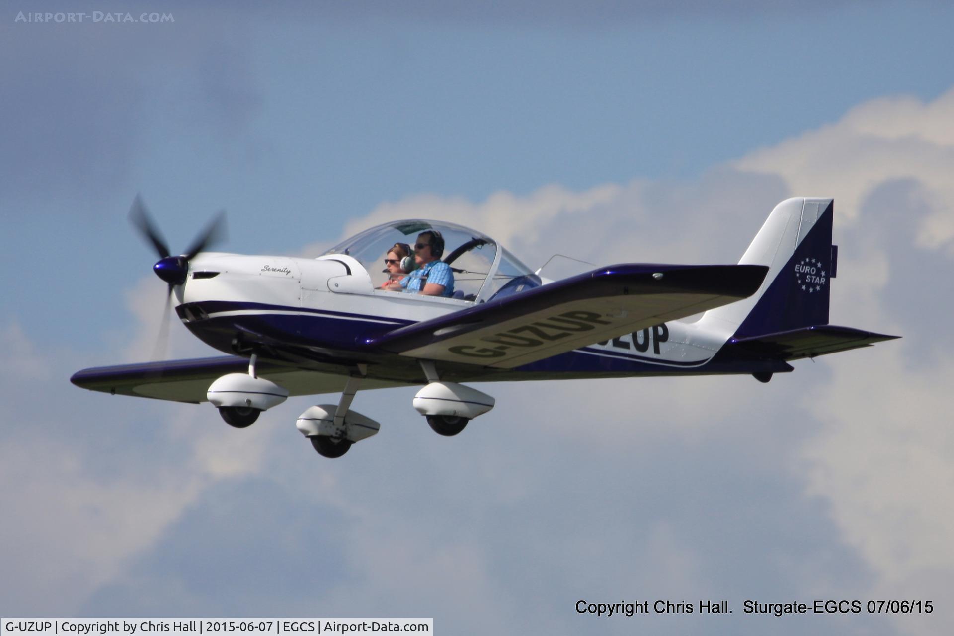 G-UZUP, 2006 Aerotechnik EV-97A Eurostar C/N PFA 315A-14528, at the Sturgate Summer flyin