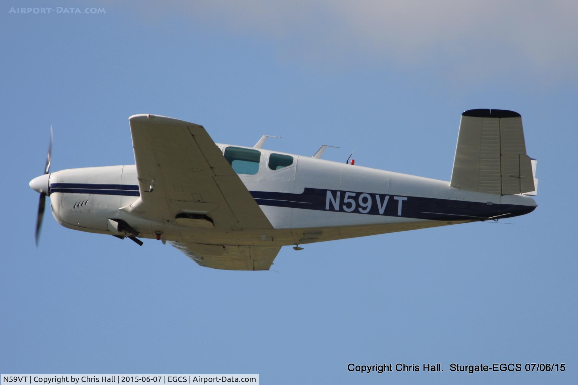 N59VT, 1959 Beech K35 Bonanza C/N D-5897, at the Sturgate Summer flyin