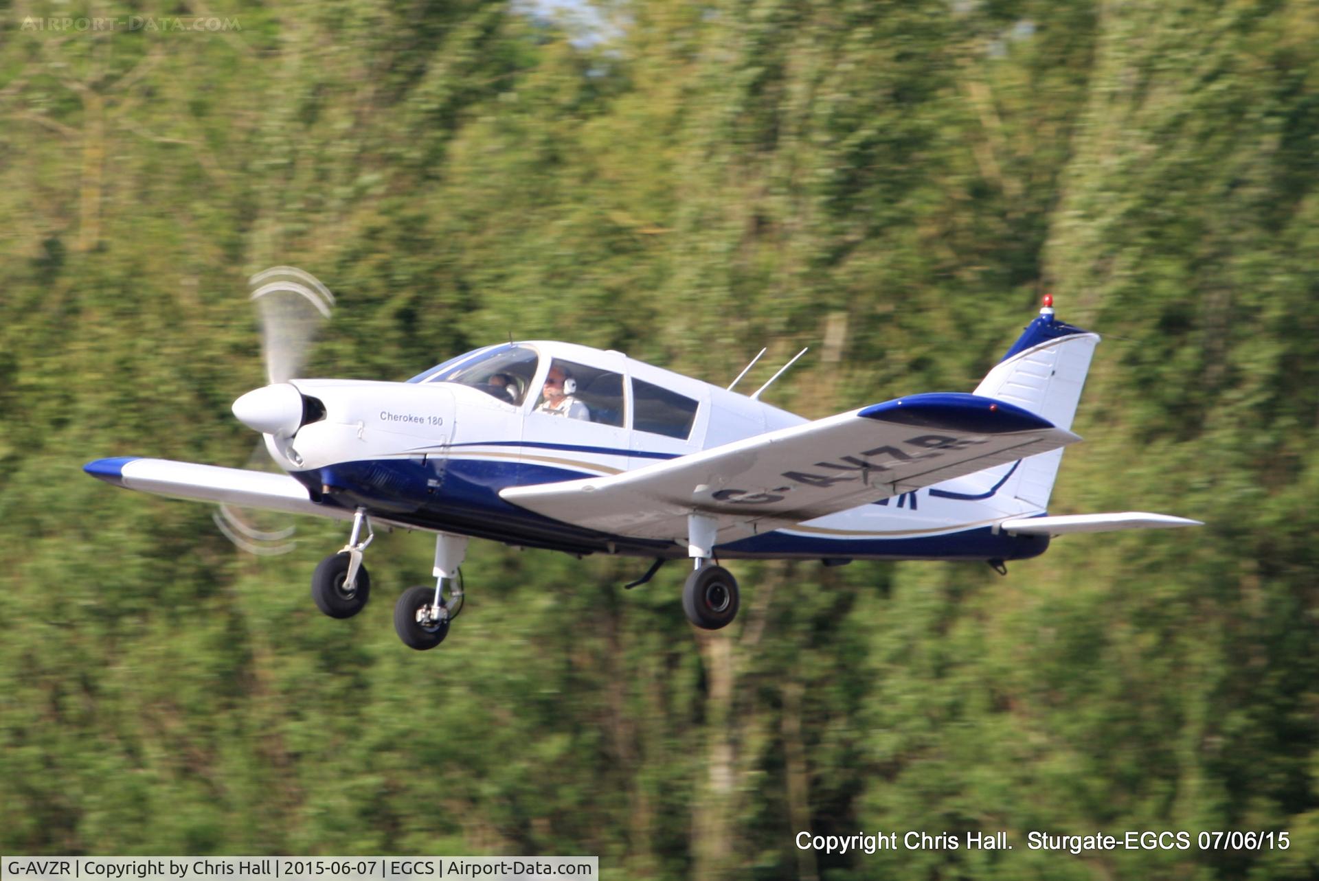 G-AVZR, 1967 Piper PA-28-180 Cherokee C C/N 28-4114, at the Sturgate Summer flyin