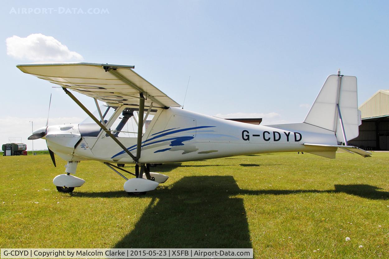 G-CDYD, 2006 Comco Ikarus C42 FB80 C/N 0604-6812, Ikarus C42 FB80 at Fishburn Airfield UK, May 23rd 2015.