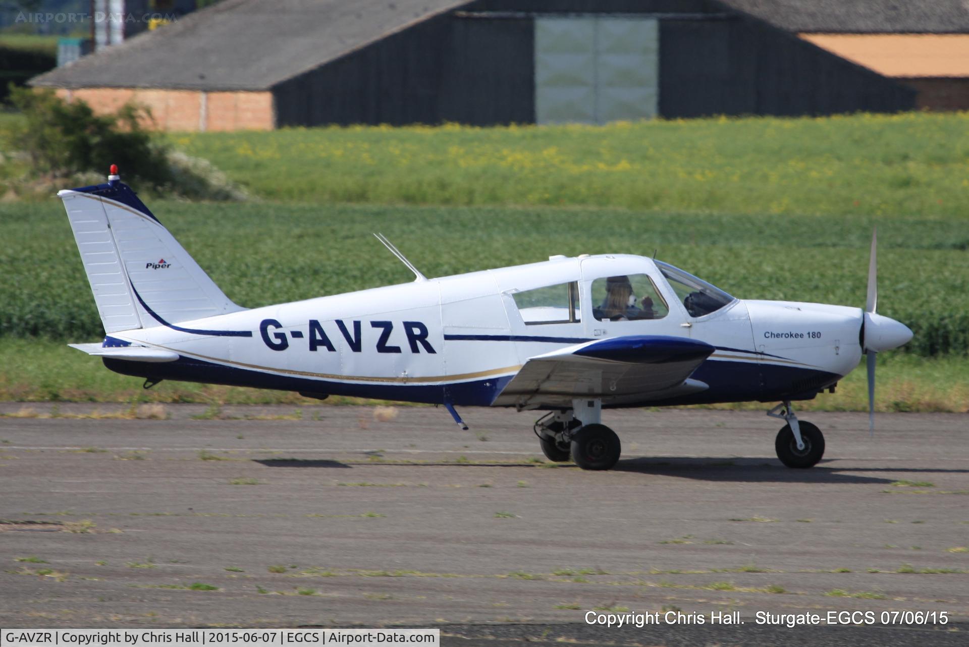 G-AVZR, 1967 Piper PA-28-180 Cherokee C C/N 28-4114, at the Sturgate Summer flyin