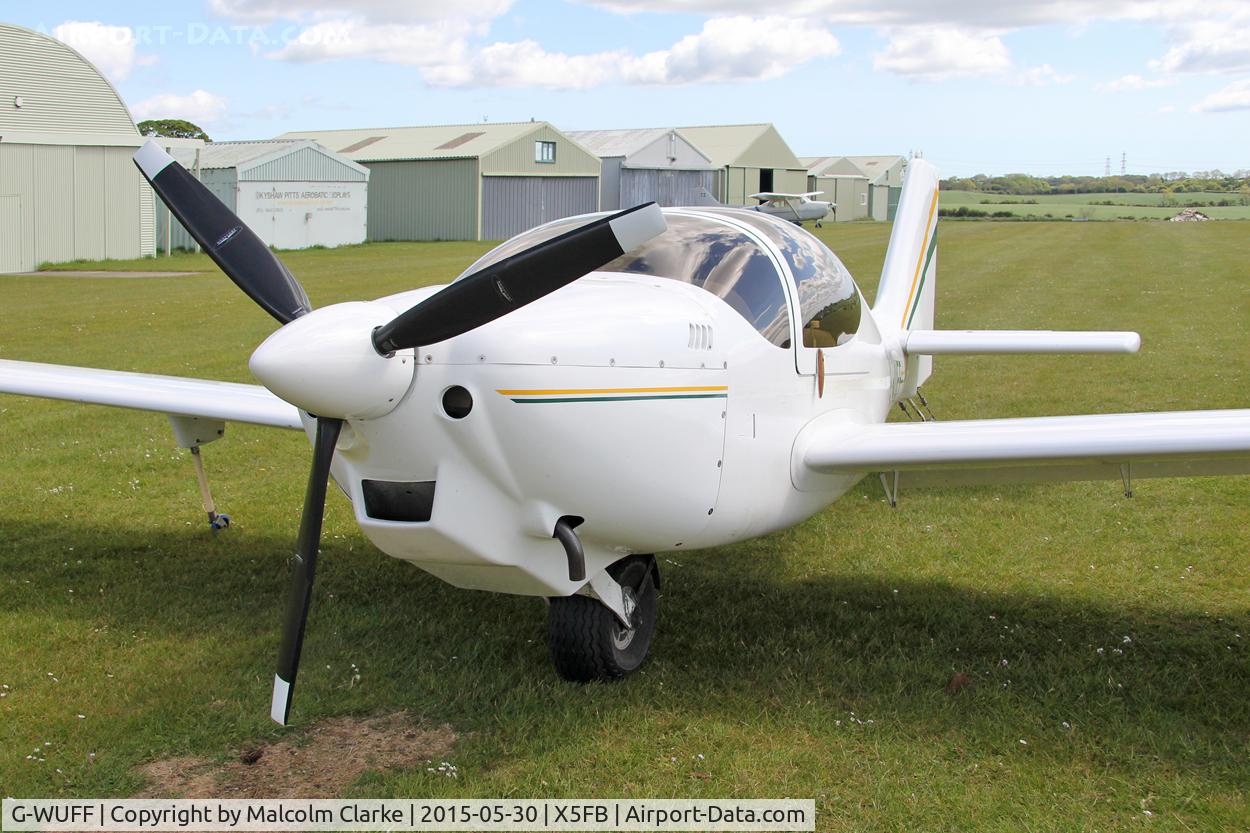 G-WUFF, 2003 Europa Monowheel C/N PFA 247-12942, Europa G-WUFF at Fishburn Airfield UK, May 30th 2015.