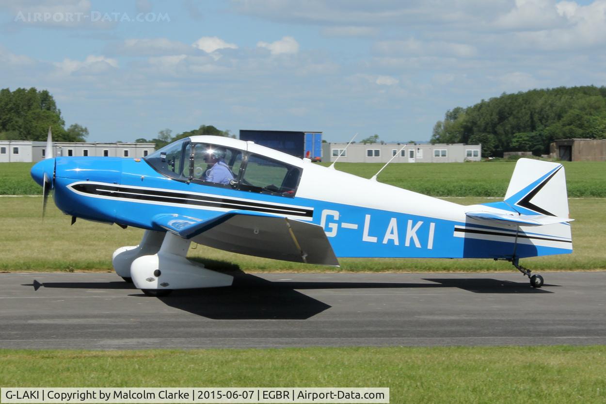 G-LAKI, 1963 Jodel DR-1050 Ambassadeur C/N 534, Jodel DR-1050 Ambassadeur at The Real Aeroplane Club's Radial Engine Aircraft Fly-In, Breighton Airfield, June 7th 2015.