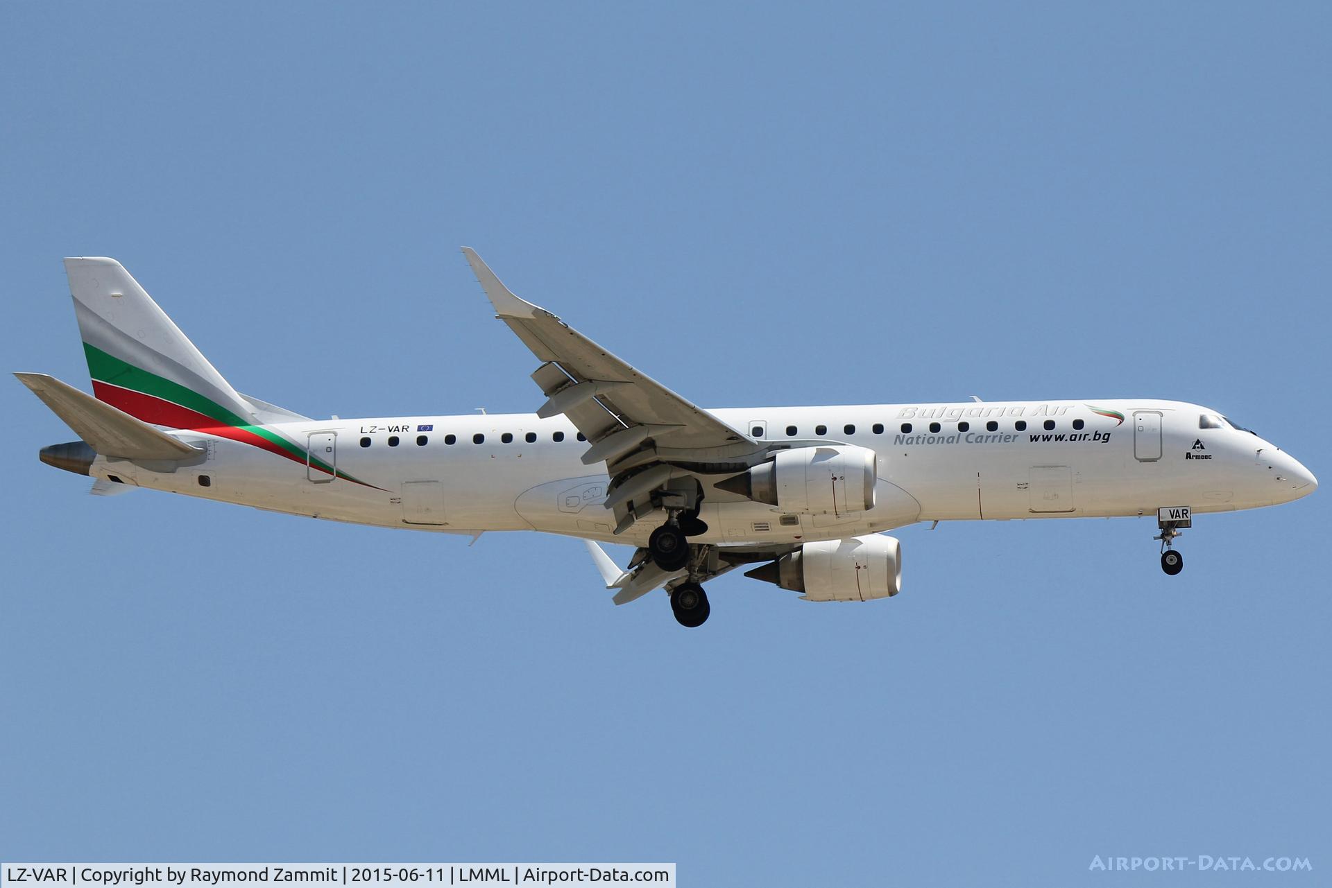 LZ-VAR, 2012 Embraer 190AR (ERJ-190-100IGW) C/N 19000496, Embraer ERJ190 LZ-VAR Bulgaria Air