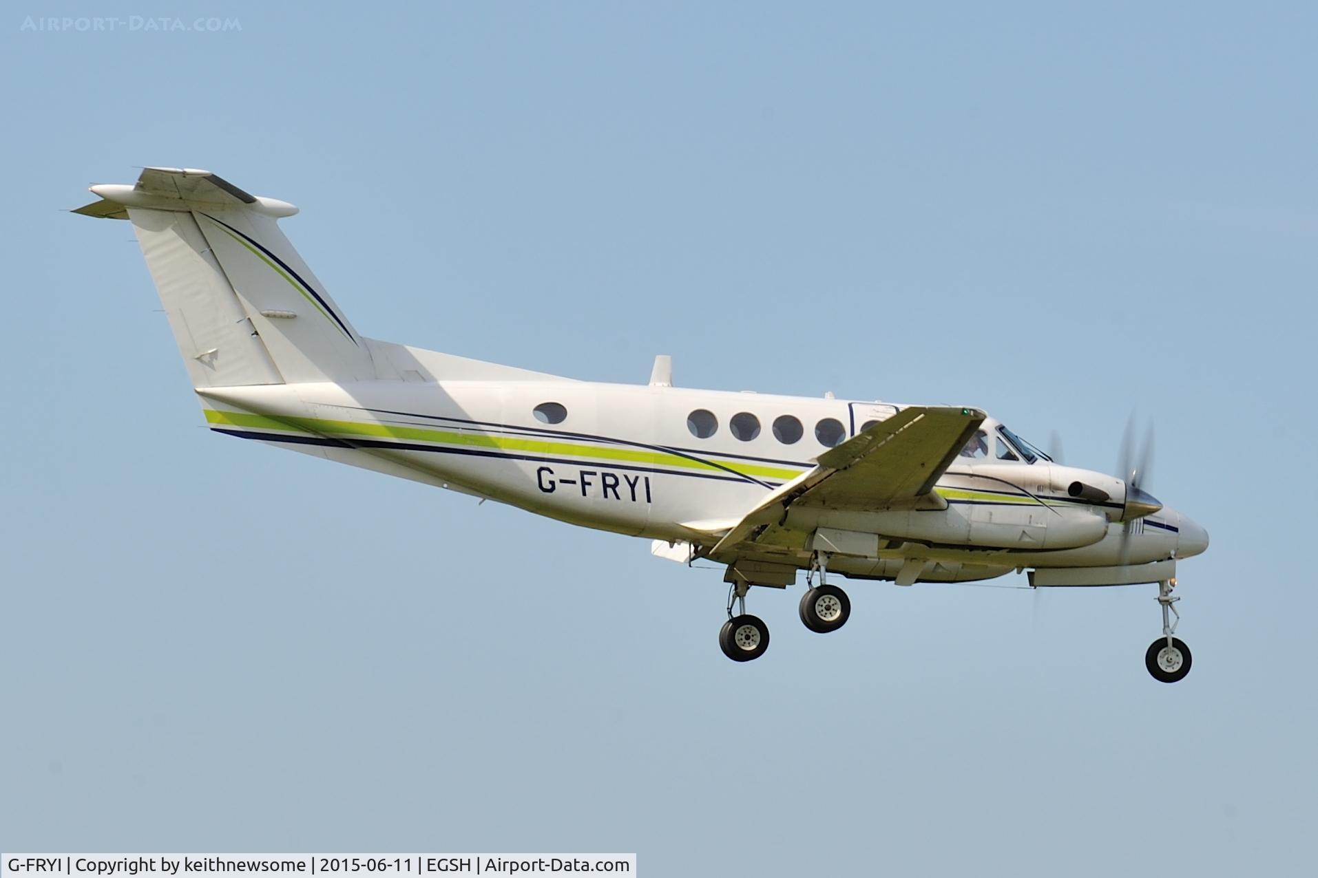 G-FRYI, 1976 Beech 200 Super King Air C/N BB-210, Nice visitor.